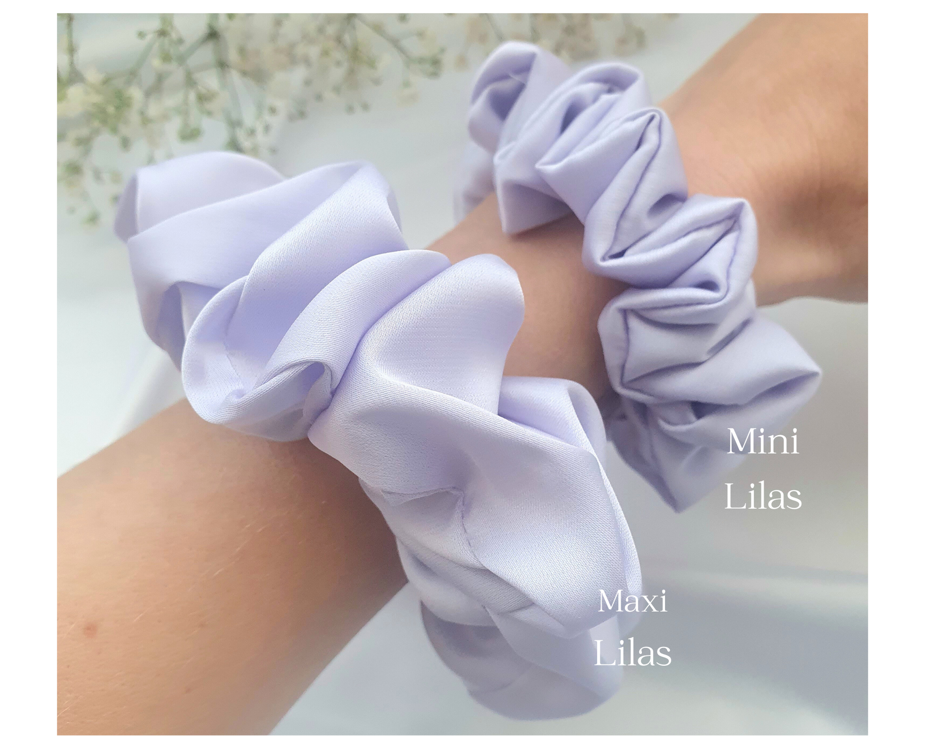 Chouchou Satin Lilas - Mlle ChouChou