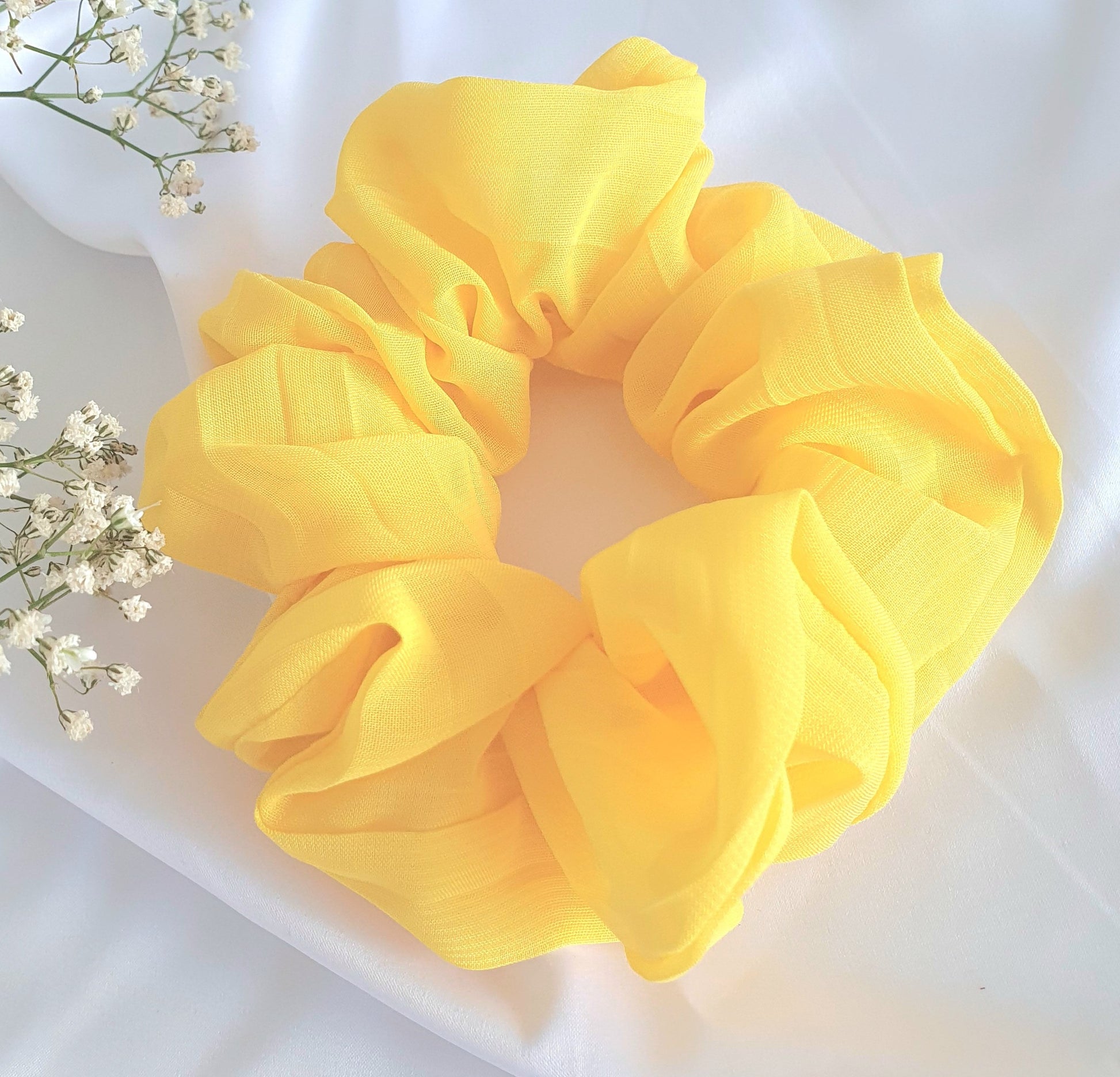 Chouchou fluide Jaune - Mlle ChouChou