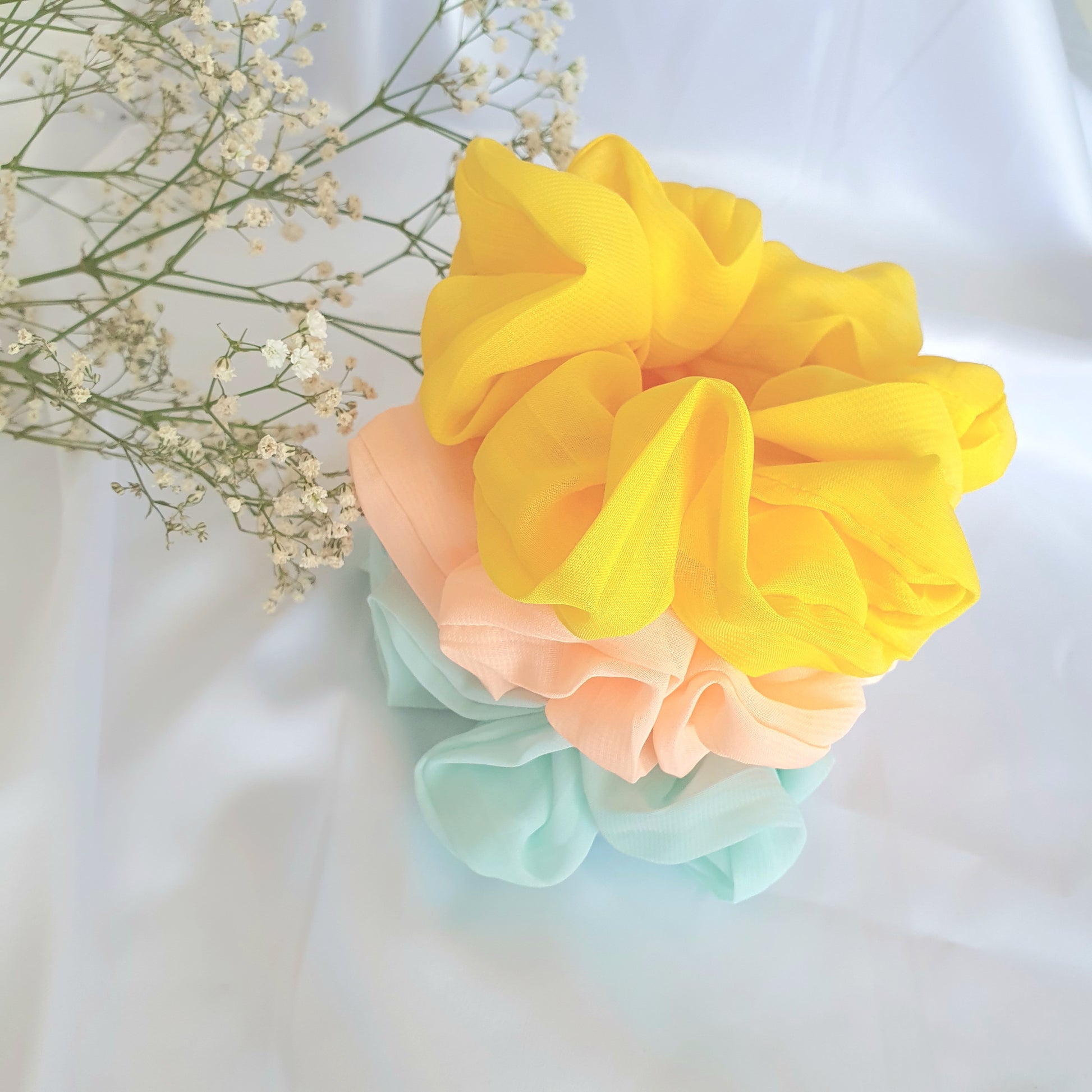 Chouchou fluide Jaune - Mlle ChouChou