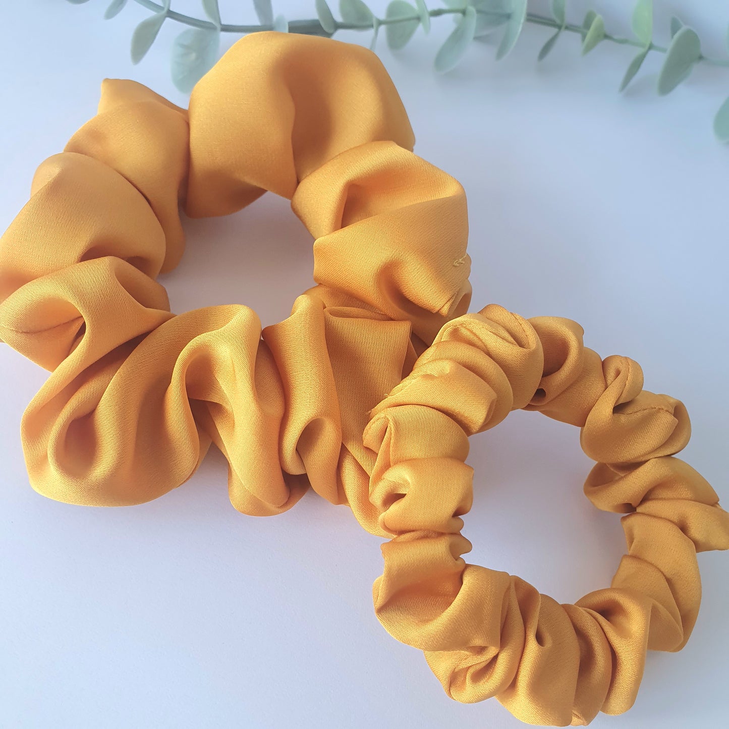 Chouchou Satin Moutarde - Mlle ChouChou