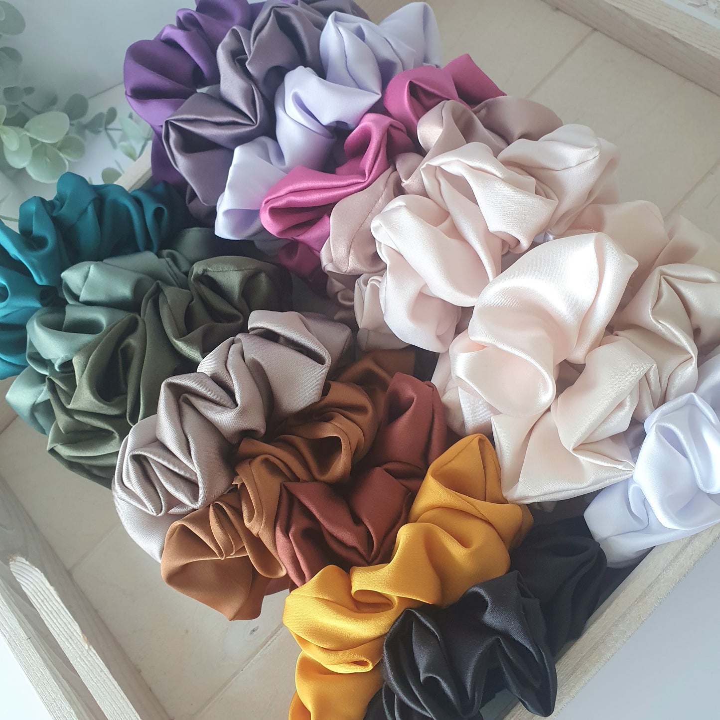 Chouchou Satin Moutarde - Mlle ChouChou