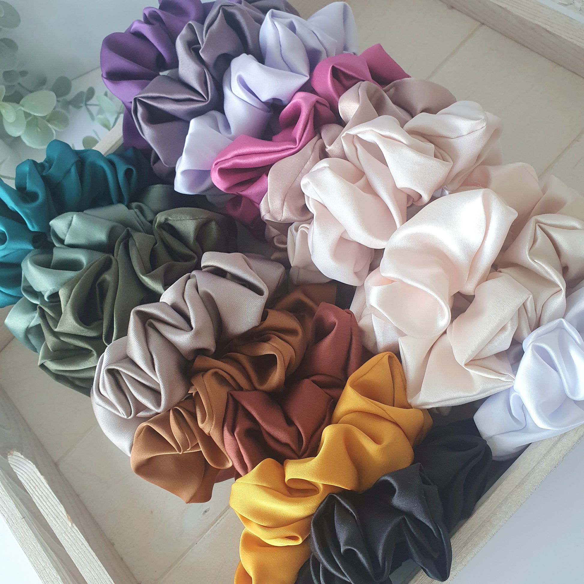 Chouchou Satin Moutarde - Mlle ChouChou