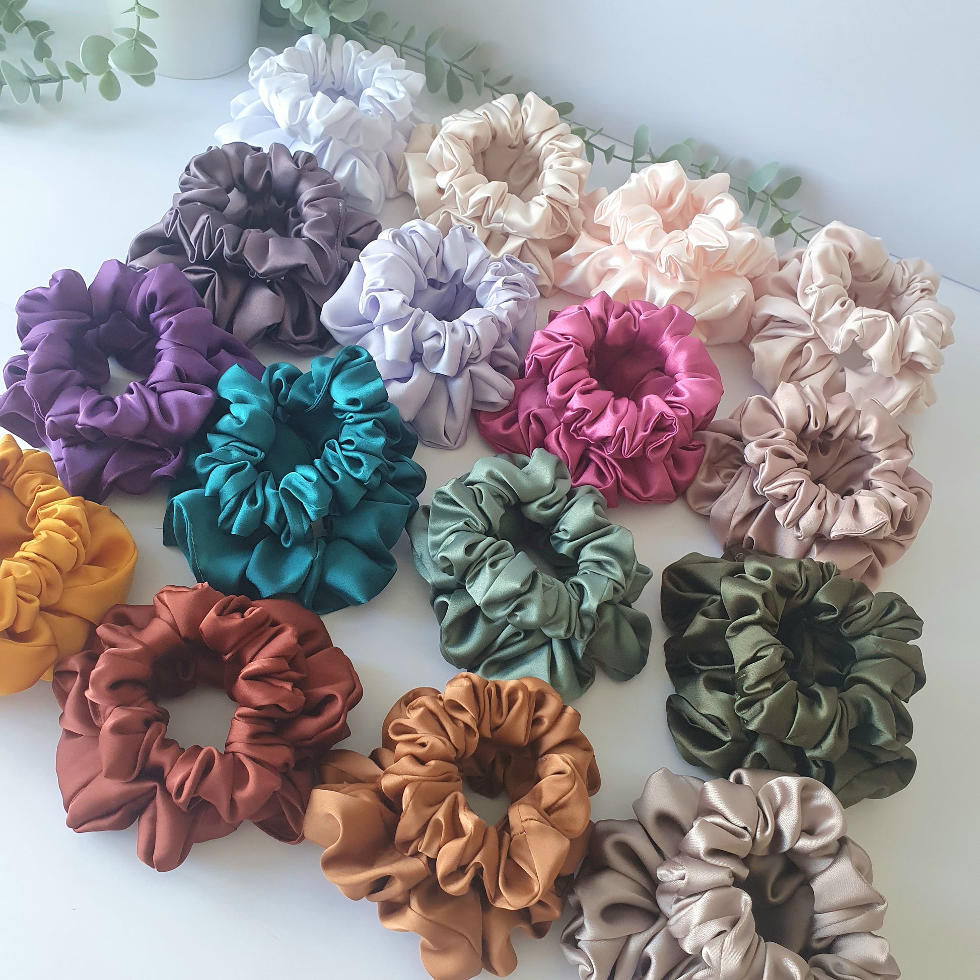 Chouchou Satin Moutarde - Mlle ChouChou