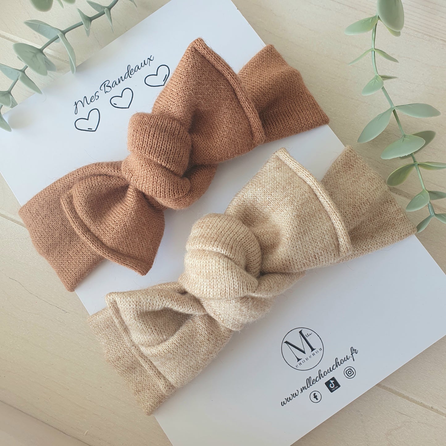 Bandeau Bébé Laine - Mlle ChouChou