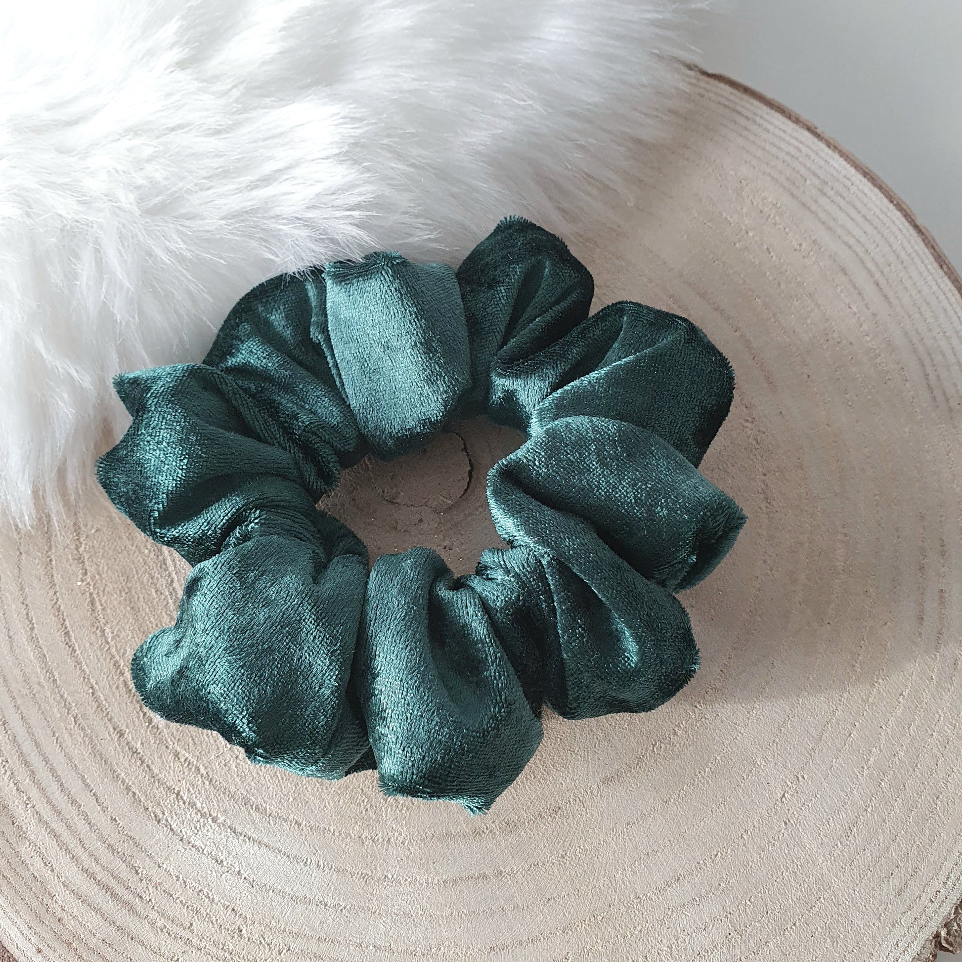 ChouChou velours Vert Sapin - Mlle ChouChou