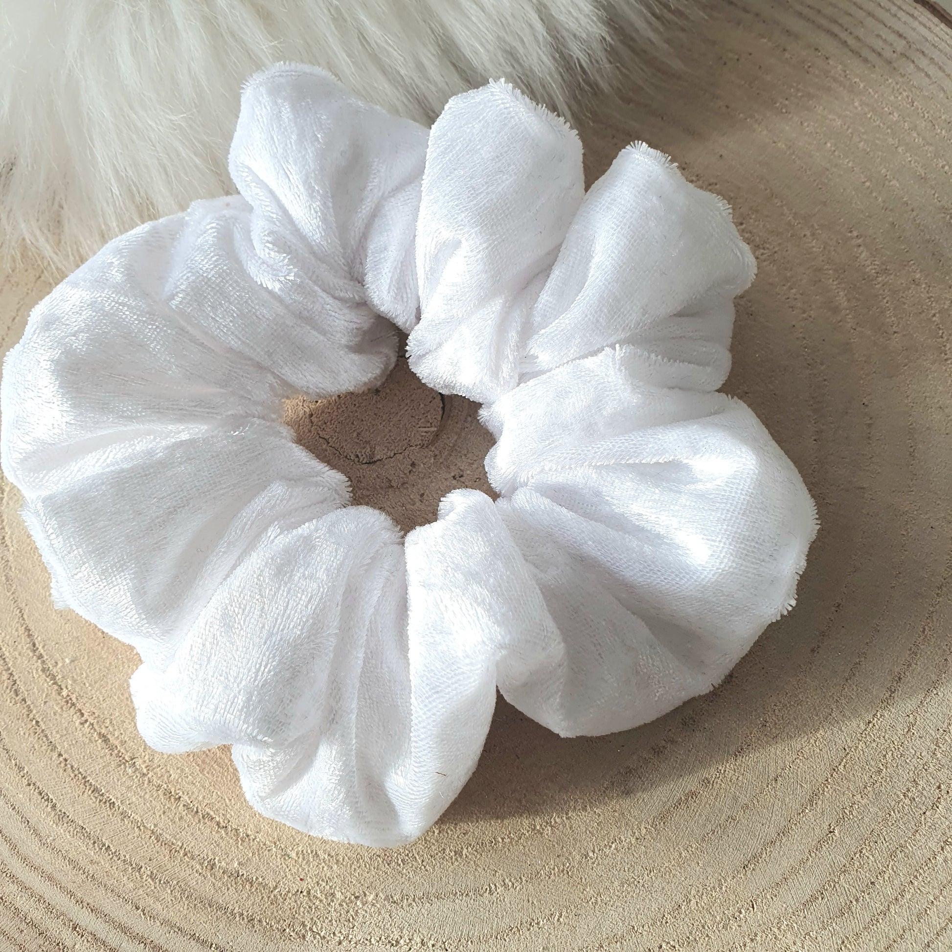 ChouChou velours Blanc - Mlle ChouChou