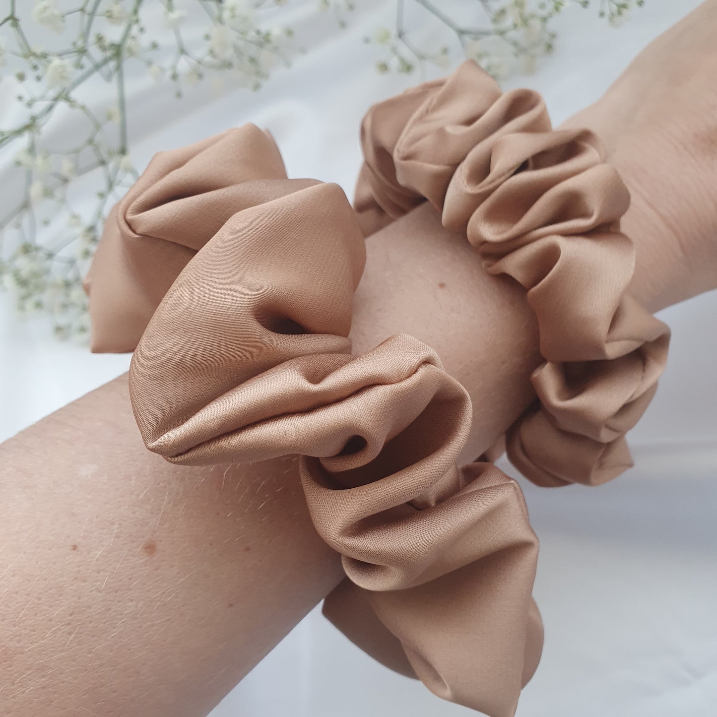 Chouchou Satin Caramel - Mlle ChouChou