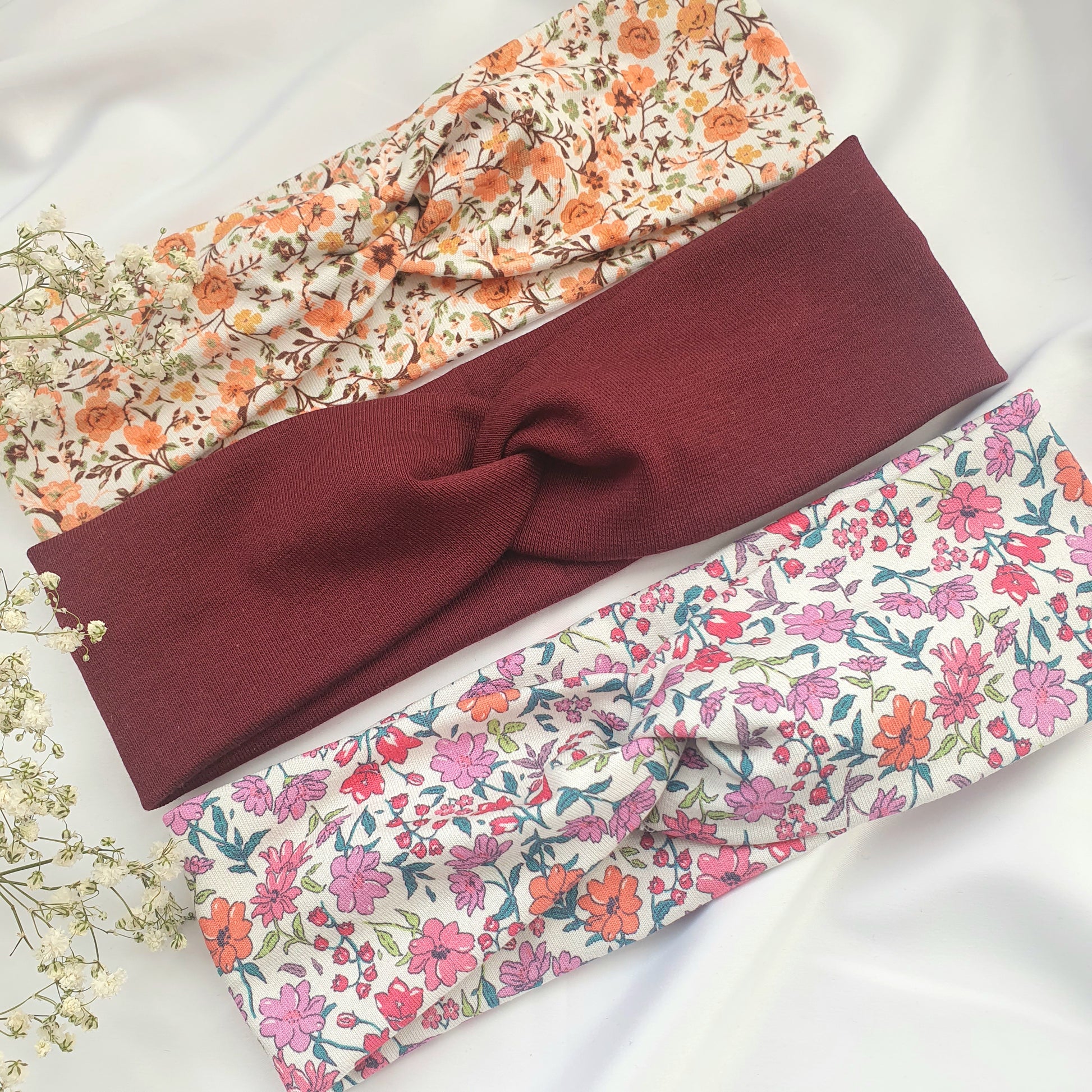 Bandeau Fleur rose - Mlle ChouChou