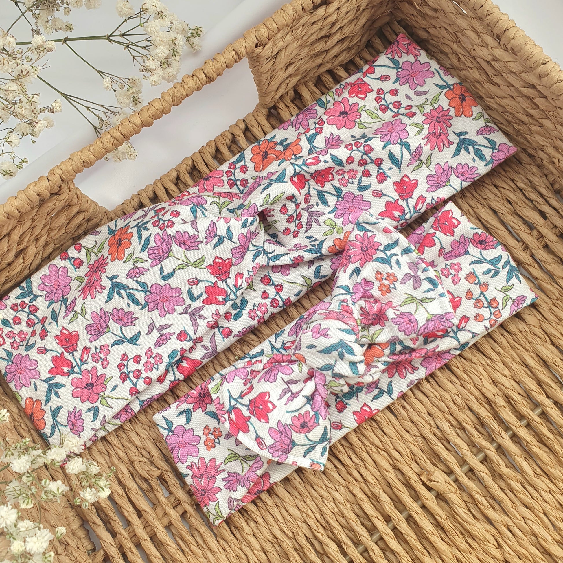 Bandeau Fleur rose - Mlle ChouChou