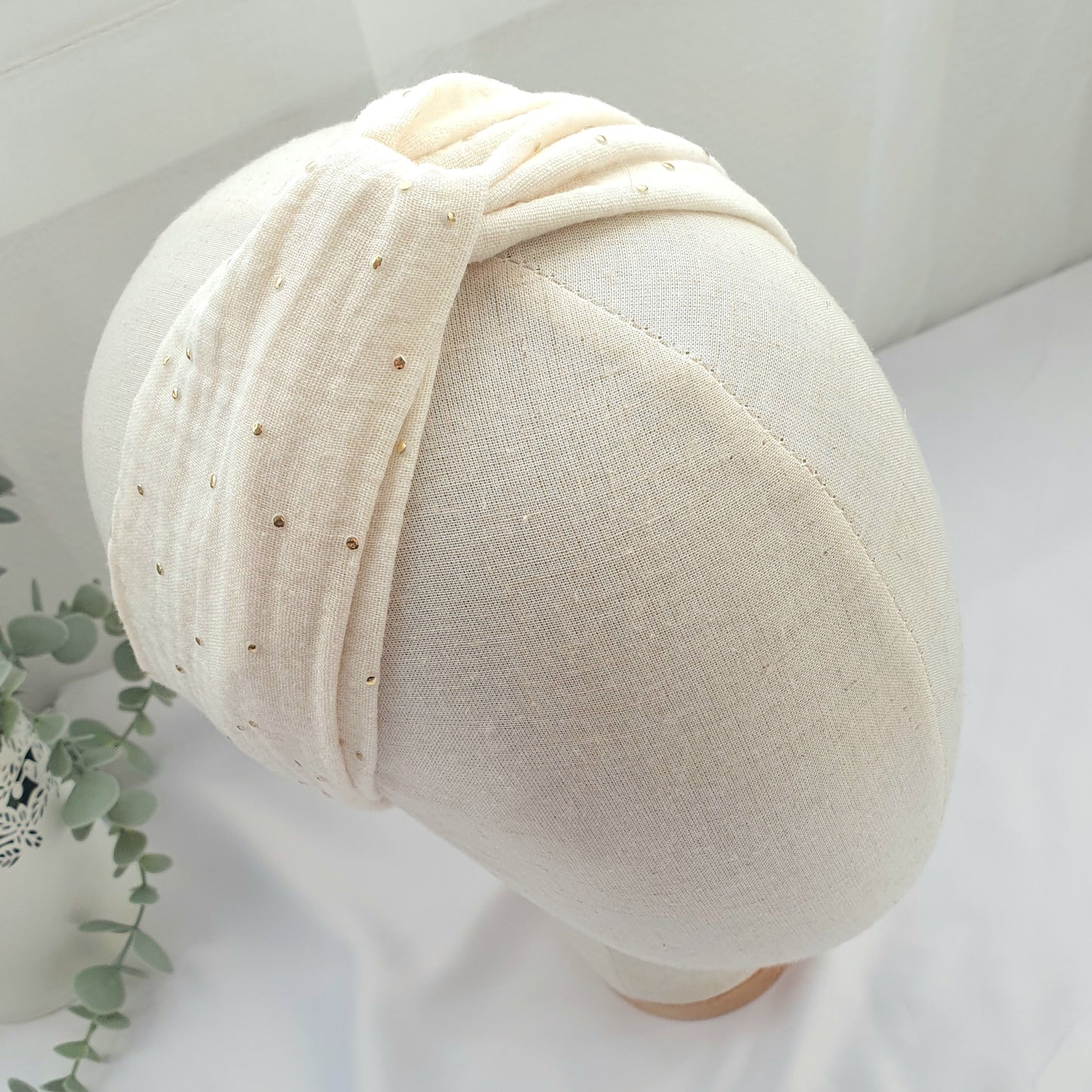 Headband double gaze de coton - Mlle ChouChou