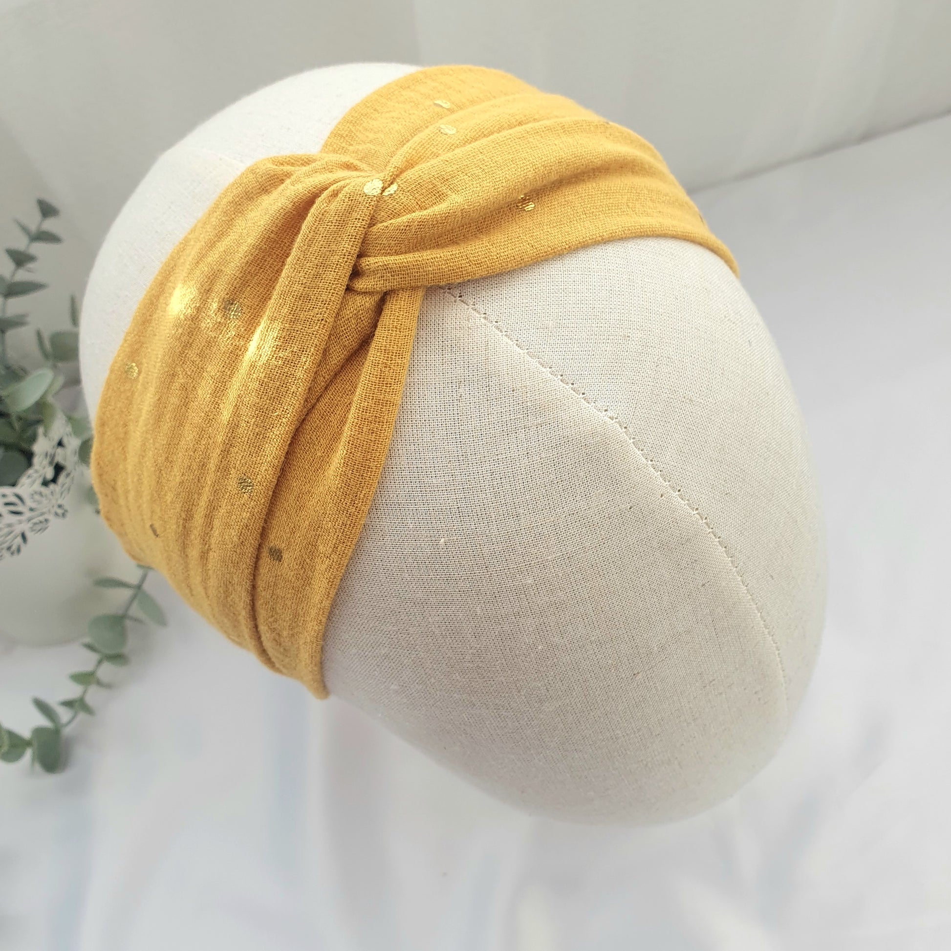 Headband double gaze de coton - Mlle ChouChou