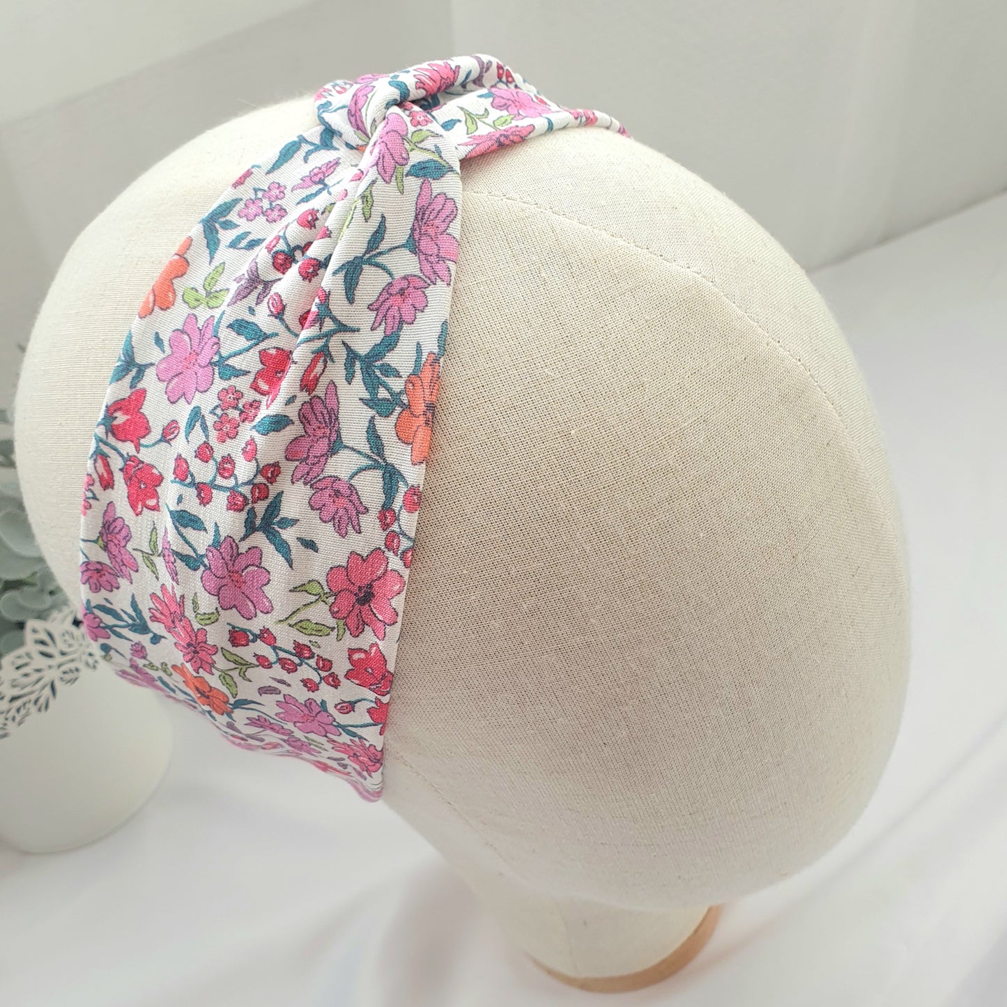 Bandeau Fleur rose - Mlle ChouChou