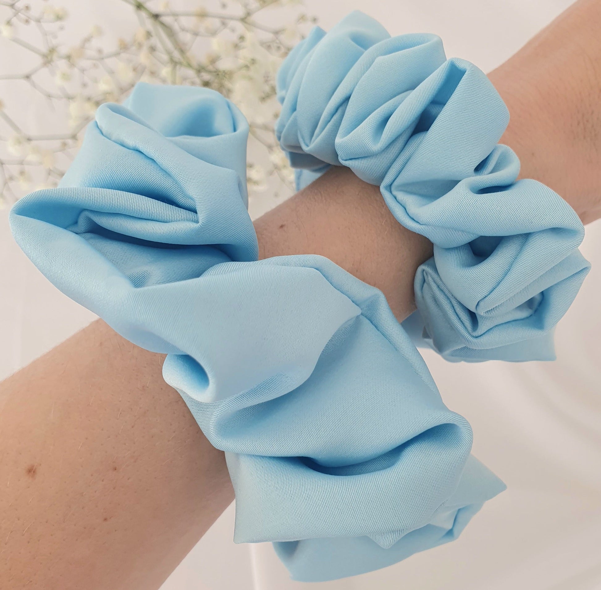 Chouchou Satin Ciel - Mlle ChouChou