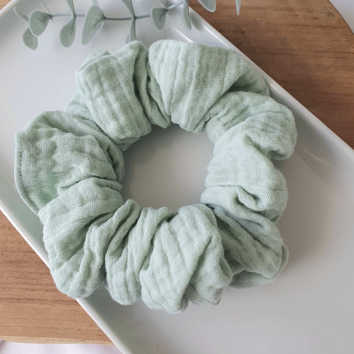 Maxi Foulchie ChouChou nœud double gaze - Mlle ChouChou