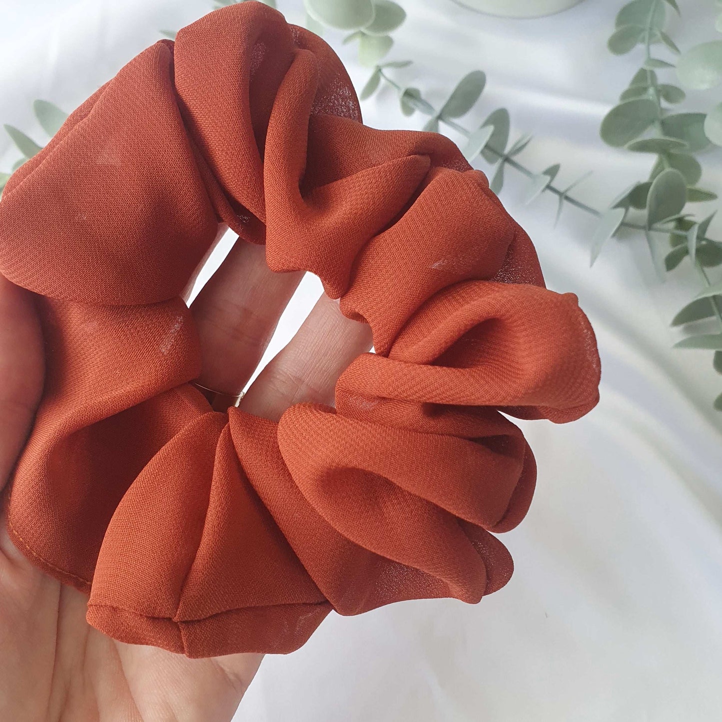 Chouchou mousseline Terracotta - Mlle ChouChou