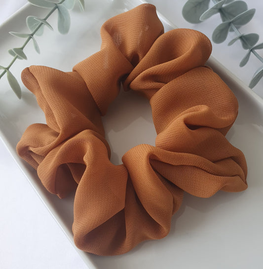 Chouchou mousseline Camel - Mlle ChouChou