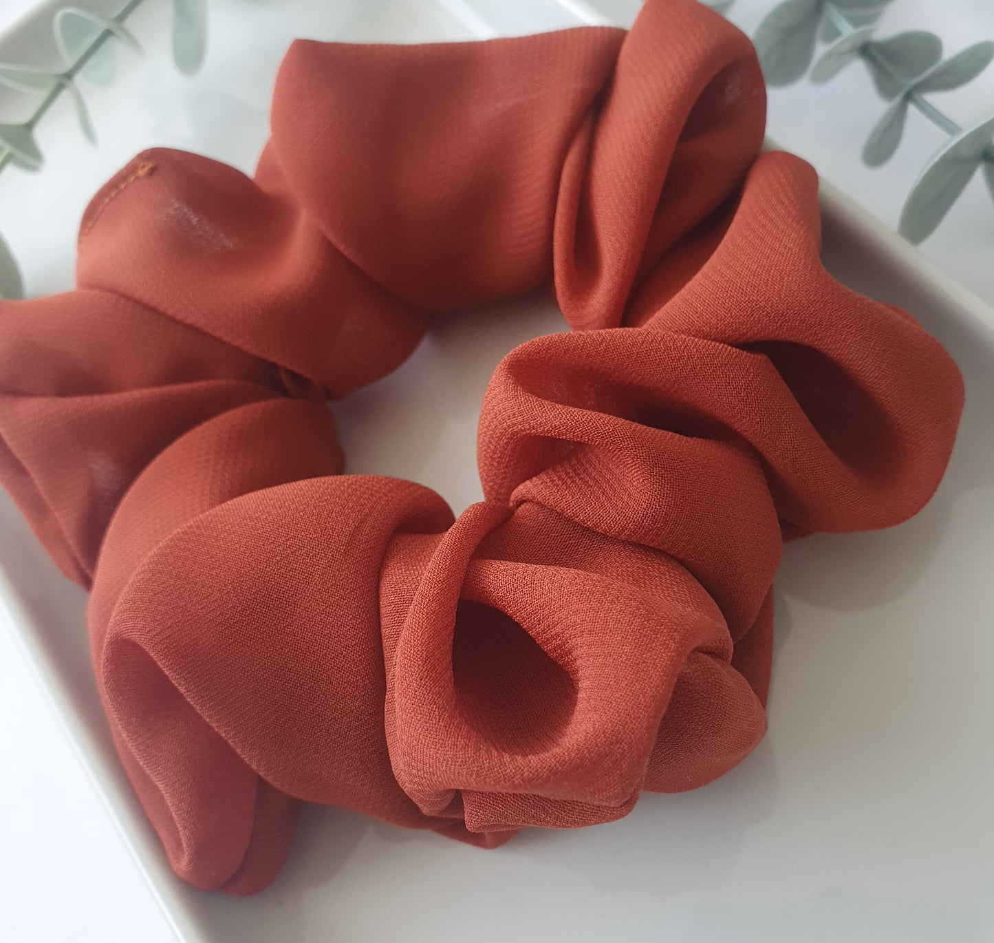 Chouchou mousseline Terracotta - Mlle ChouChou