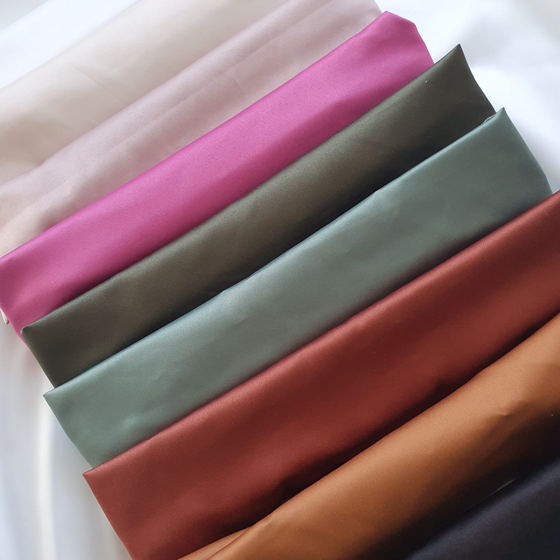 Bandeaux Satin plat ou croisé couleurs aux choix - Mlle ChouChou