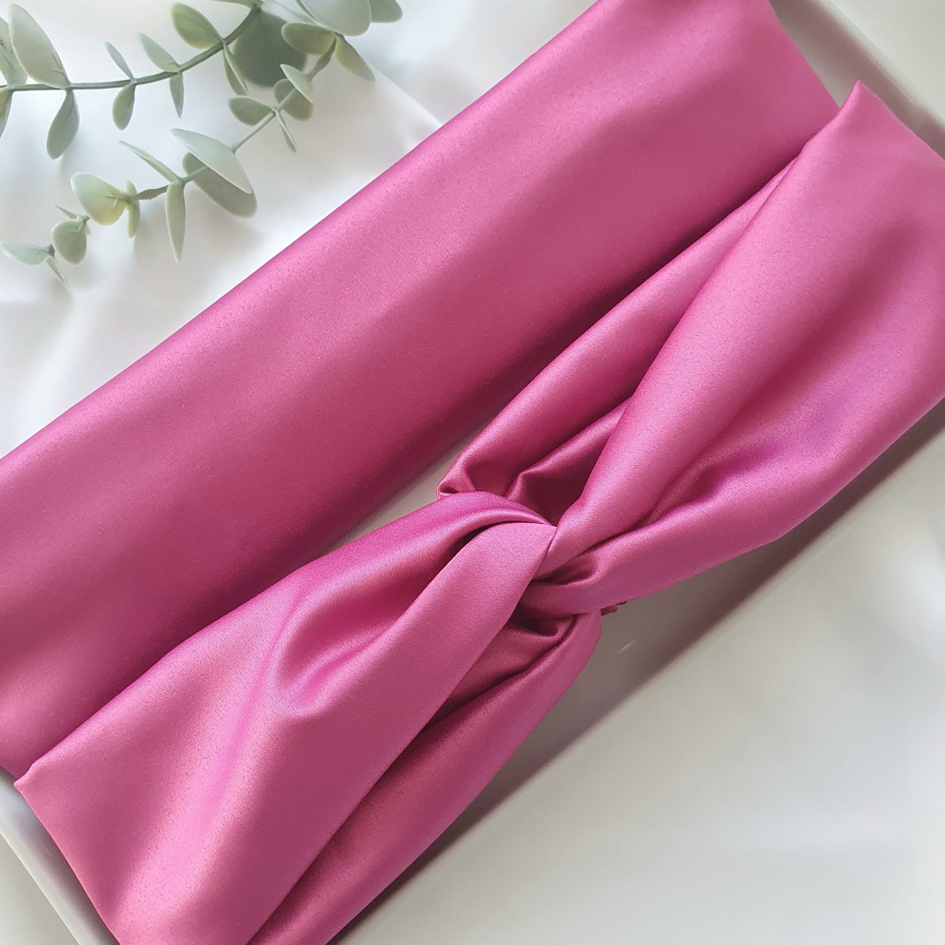 Bandeaux Satin plat ou croisé couleurs aux choix - Mlle ChouChou