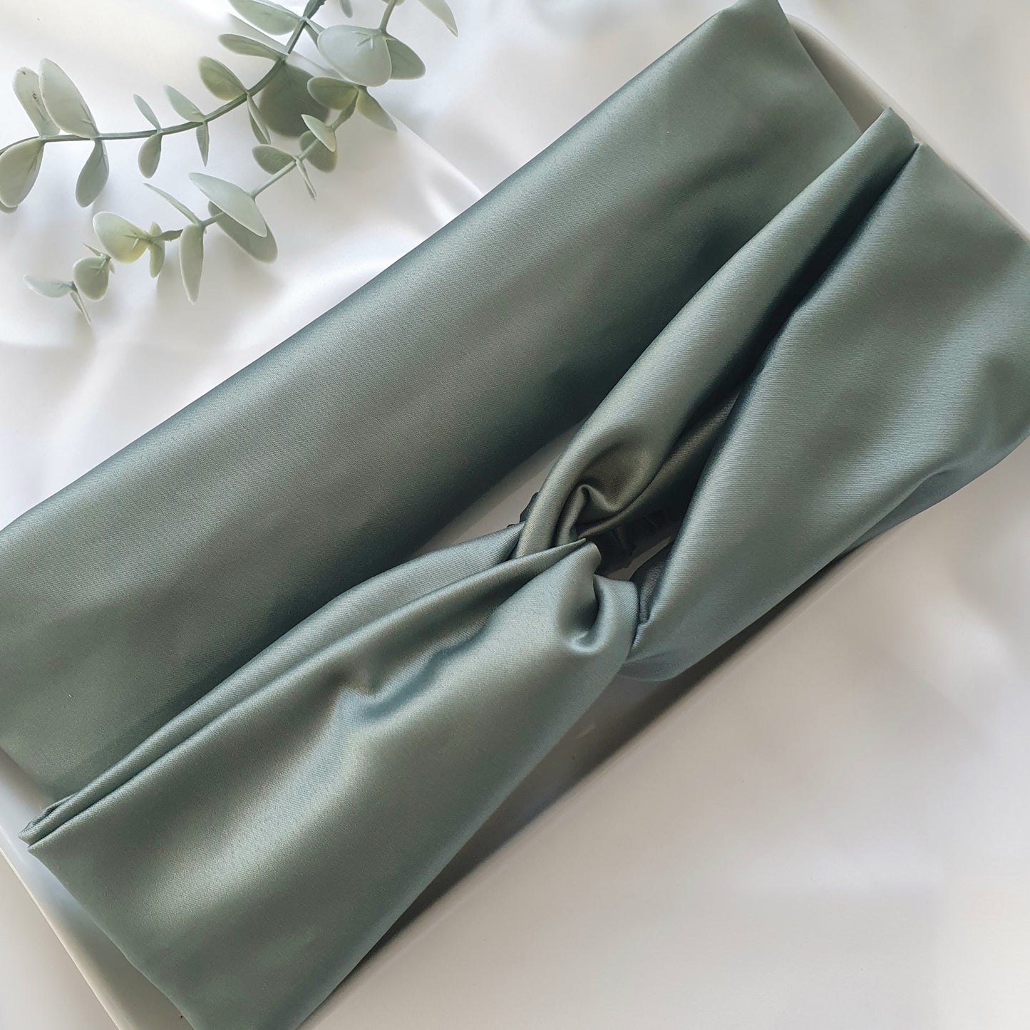 Bandeaux Satin plat ou croisé couleurs aux choix - Mlle ChouChou