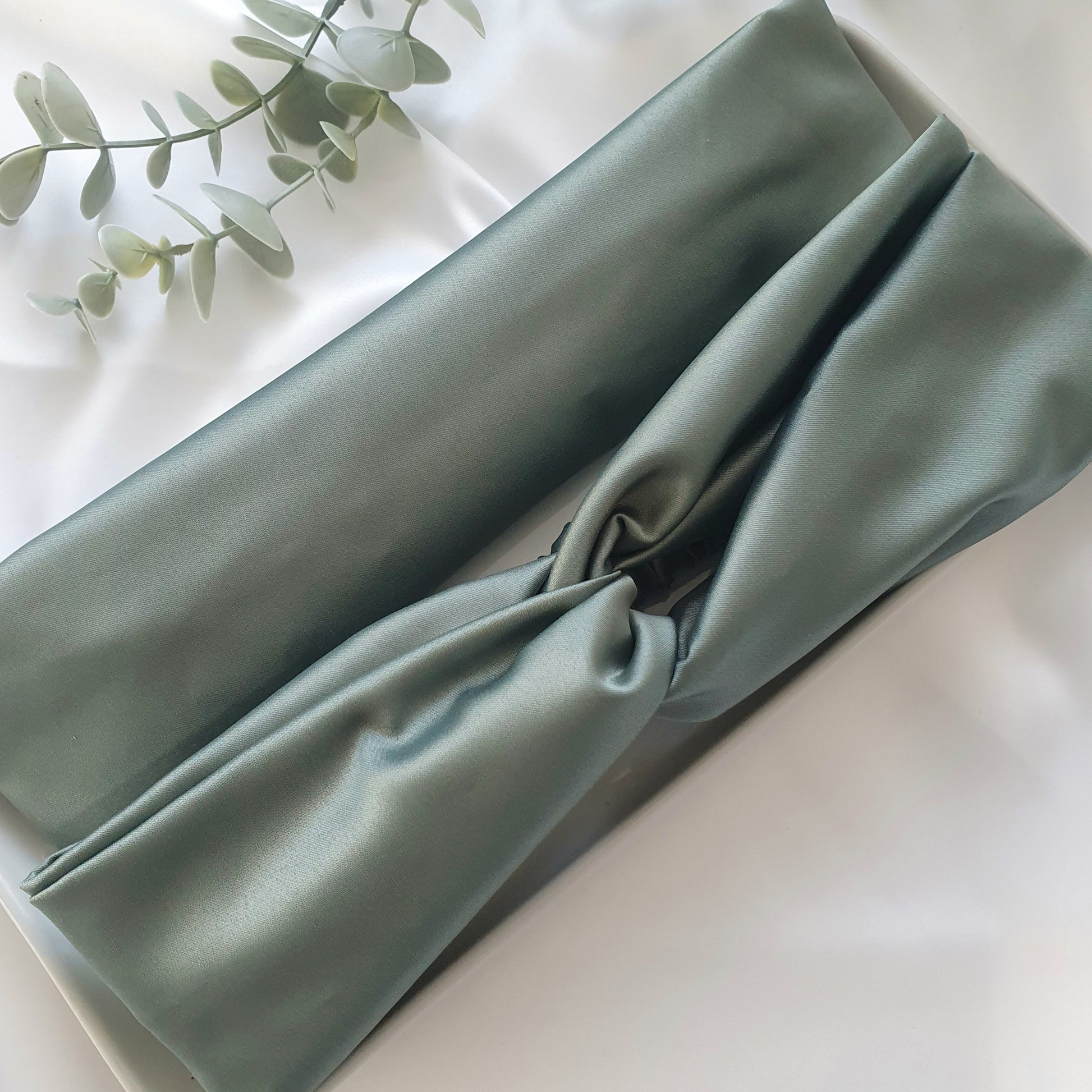 Bandeaux Satin plat ou croisé couleurs aux choix - Mlle ChouChou