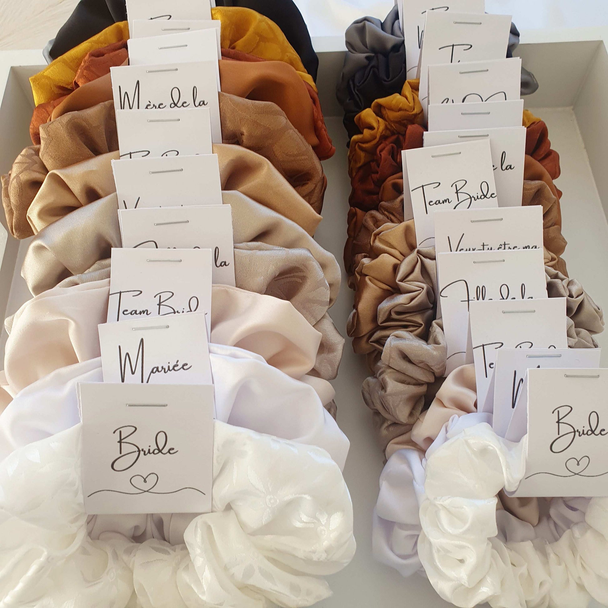 Mini Chouchou Satin mariage - Mlle ChouChou