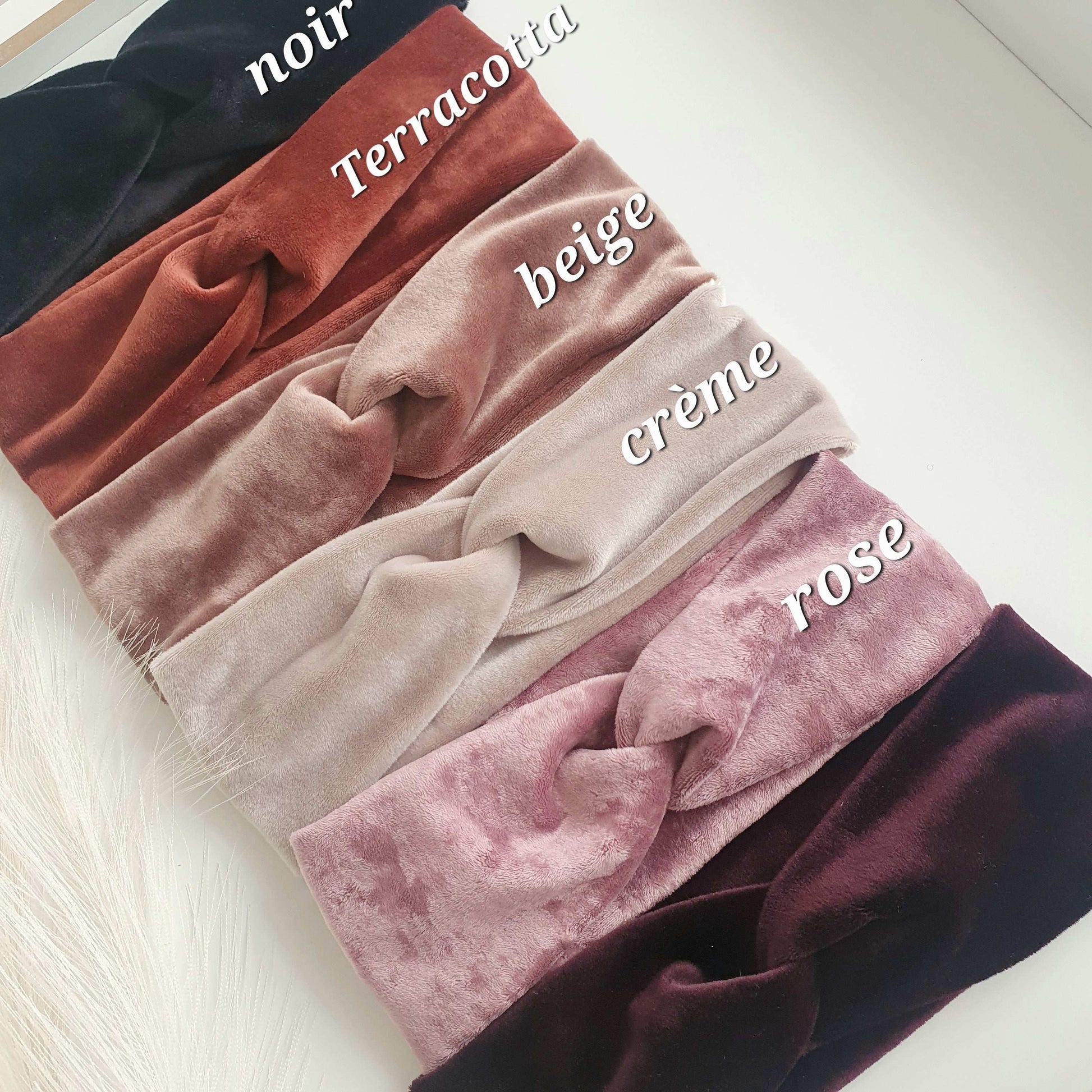 Bandeaux velours - Mlle ChouChou