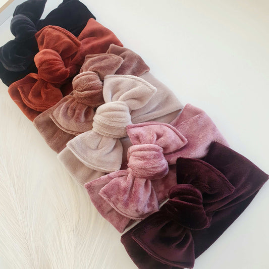 Bandeau Bébé Velours - Mlle ChouChou