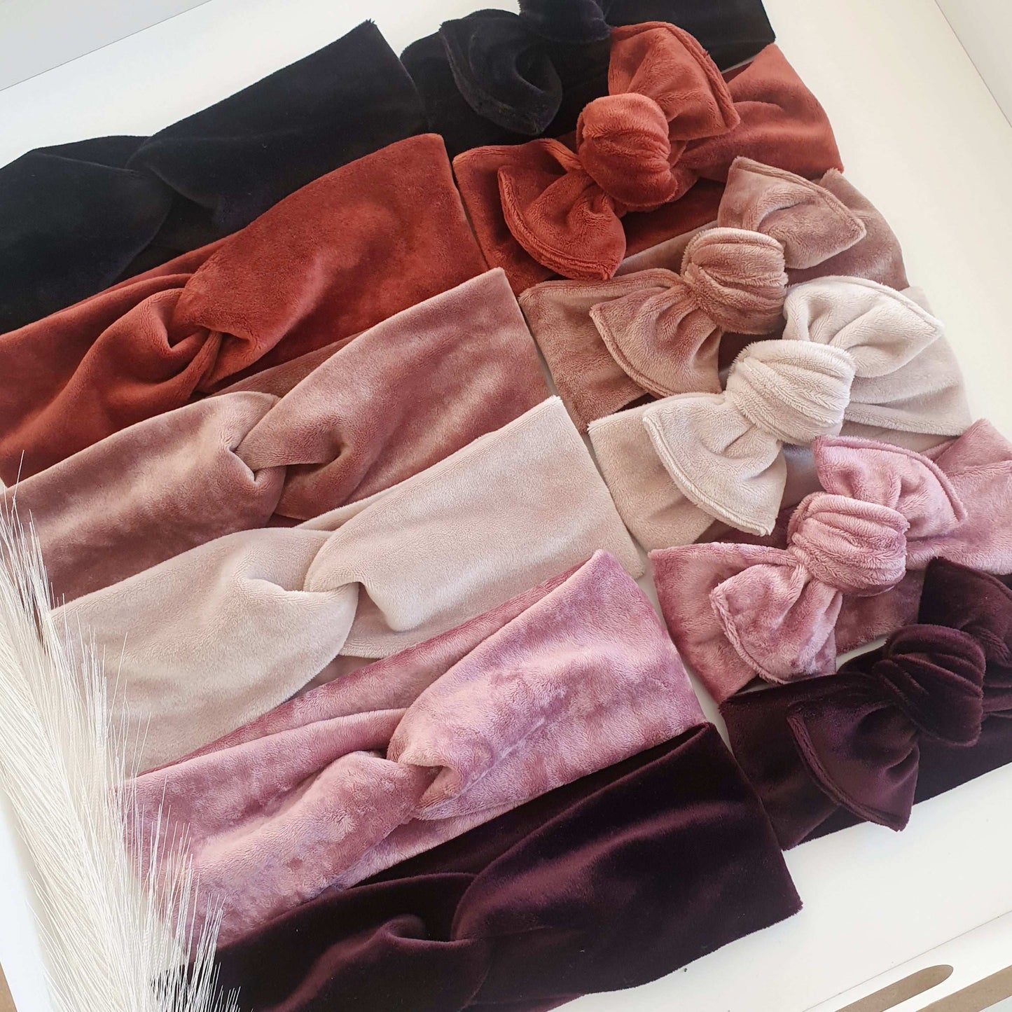 Bandeau Bébé Velours - Mlle ChouChou