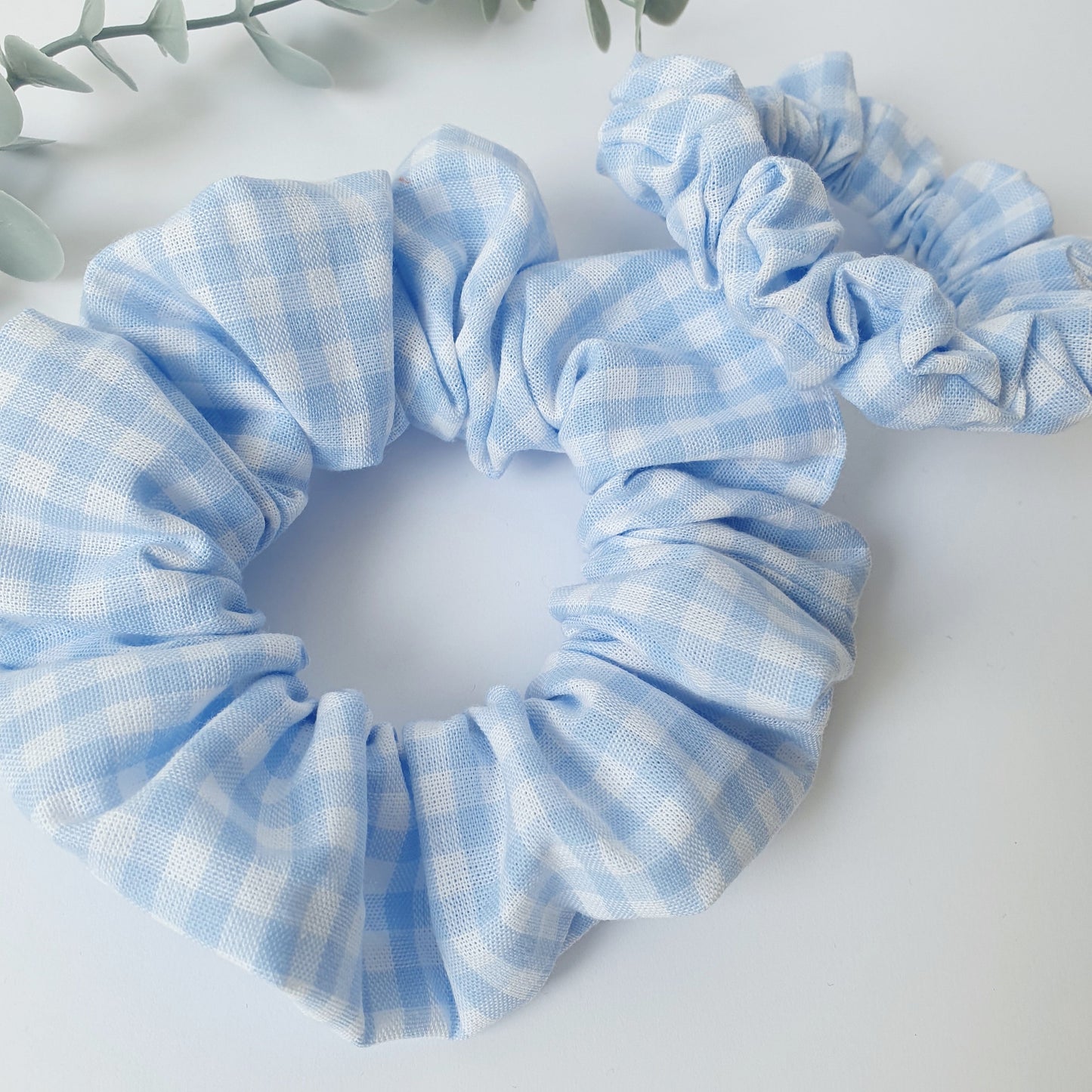 Chouchou vichy bleu Mlle ChouChou