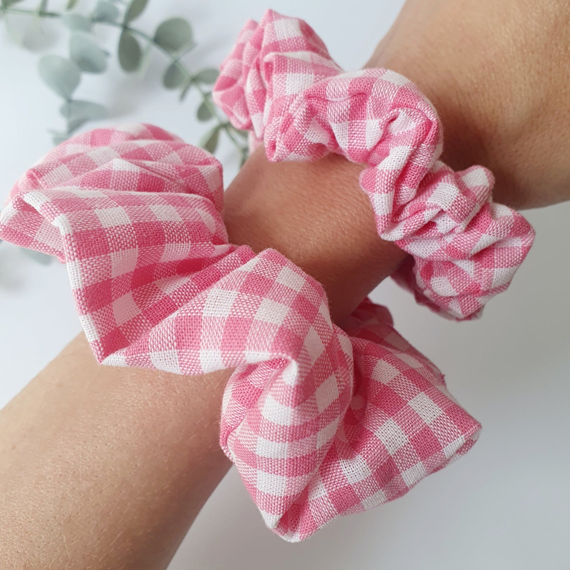 Chouchou vichy citron (Copie) Mlle ChouChou