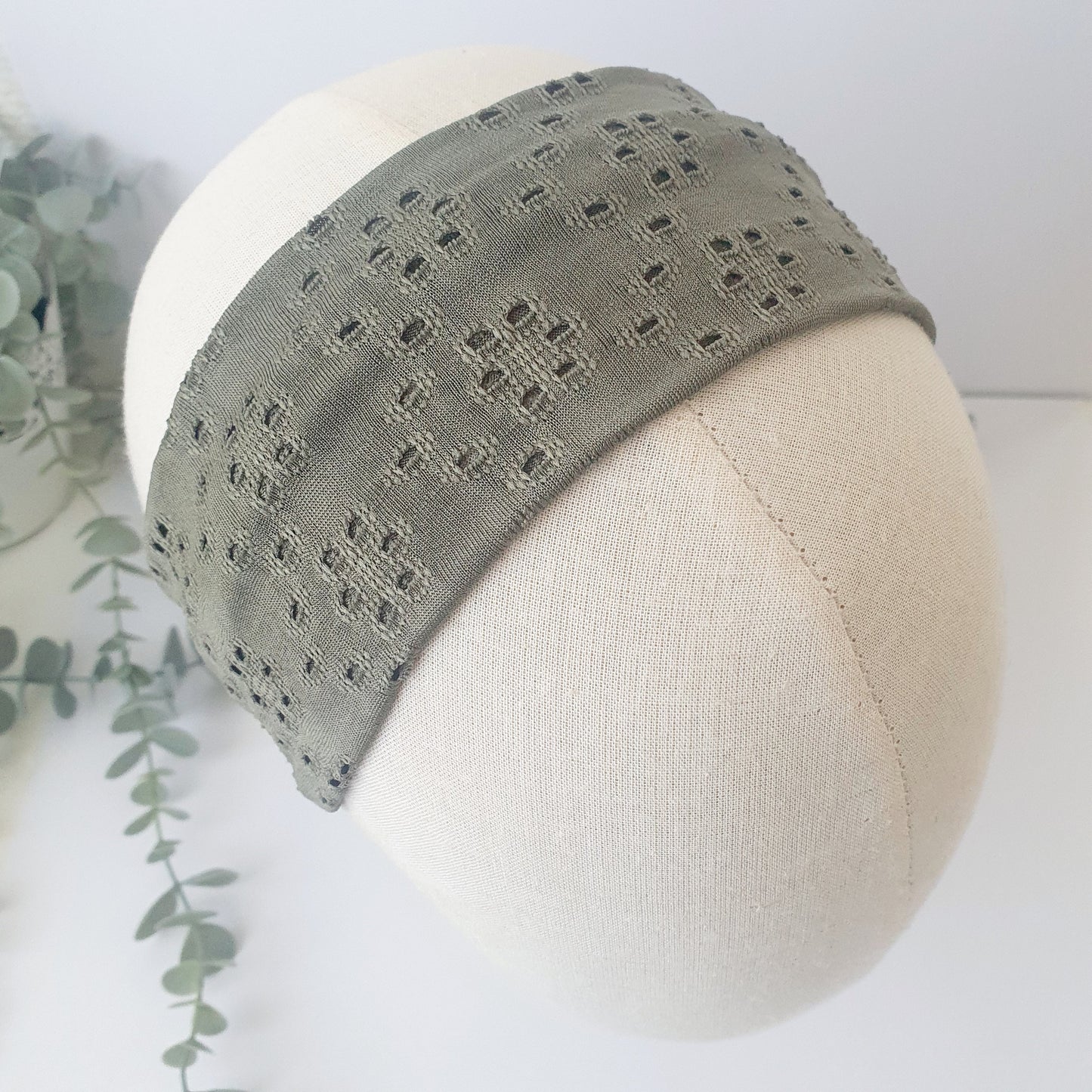 Bandeau cheveux broderie curry (Copie) Mlle ChouChou