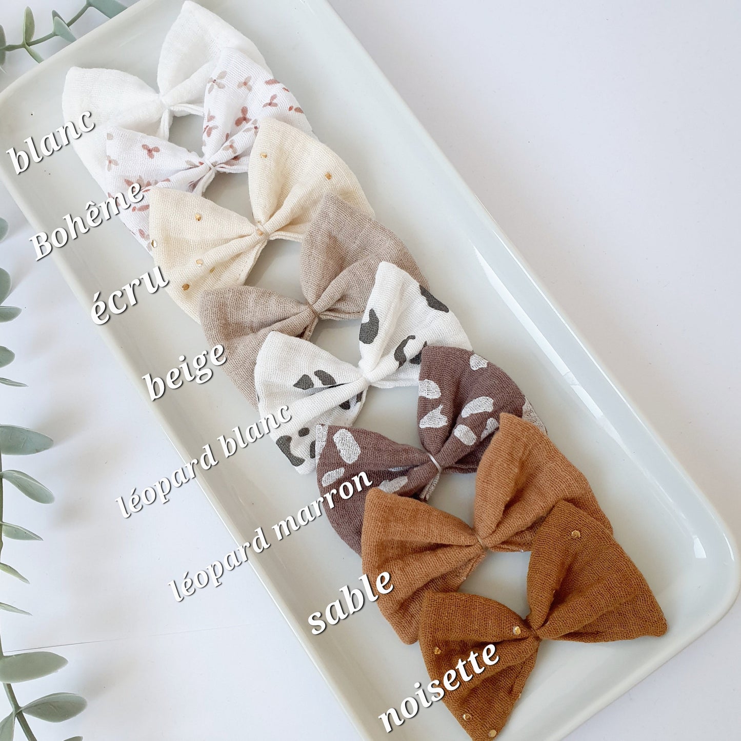 barrettes cheveux enfant Nœuds anti glisse Mlle ChouChou