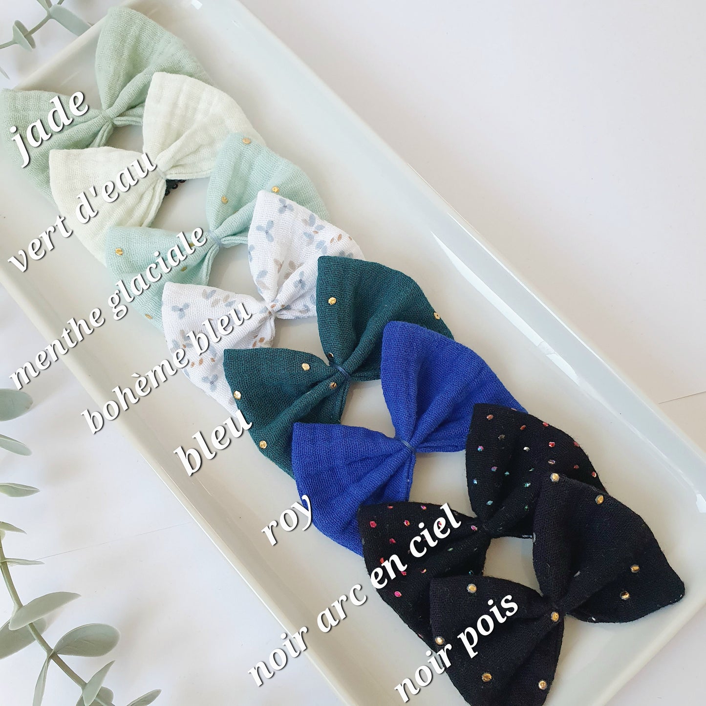 barrettes cheveux enfant Nœuds anti glisse Mlle ChouChou