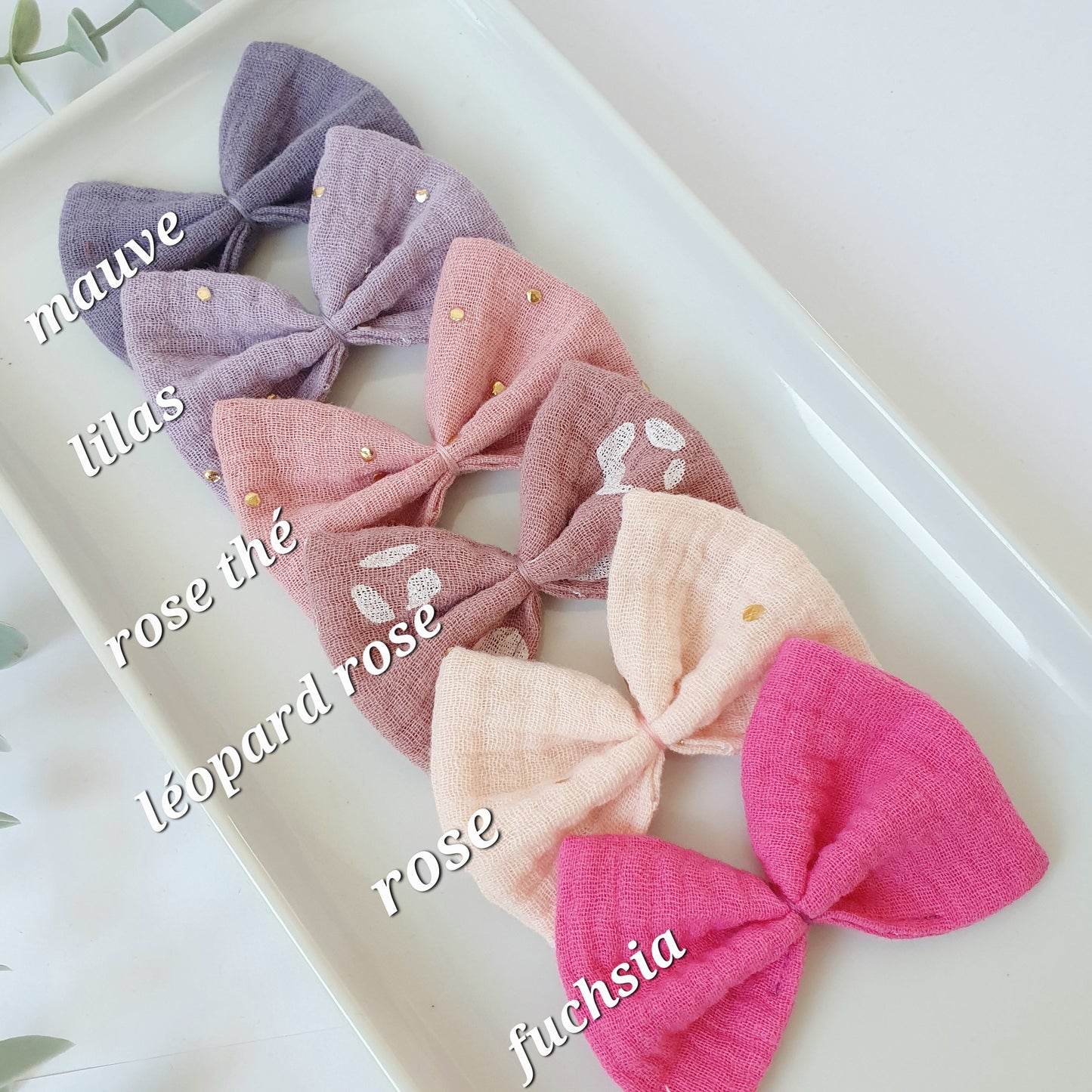 barrettes cheveux enfant Nœuds anti glisse Mlle ChouChou