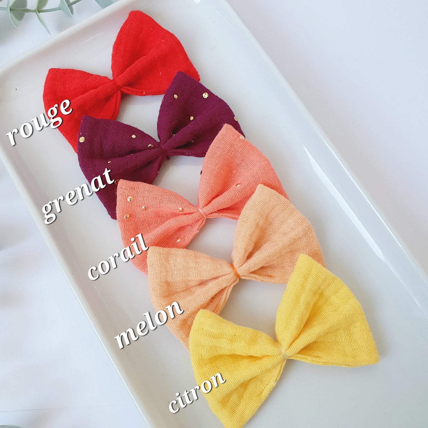 barrettes cheveux enfant Nœuds anti glisse Mlle ChouChou