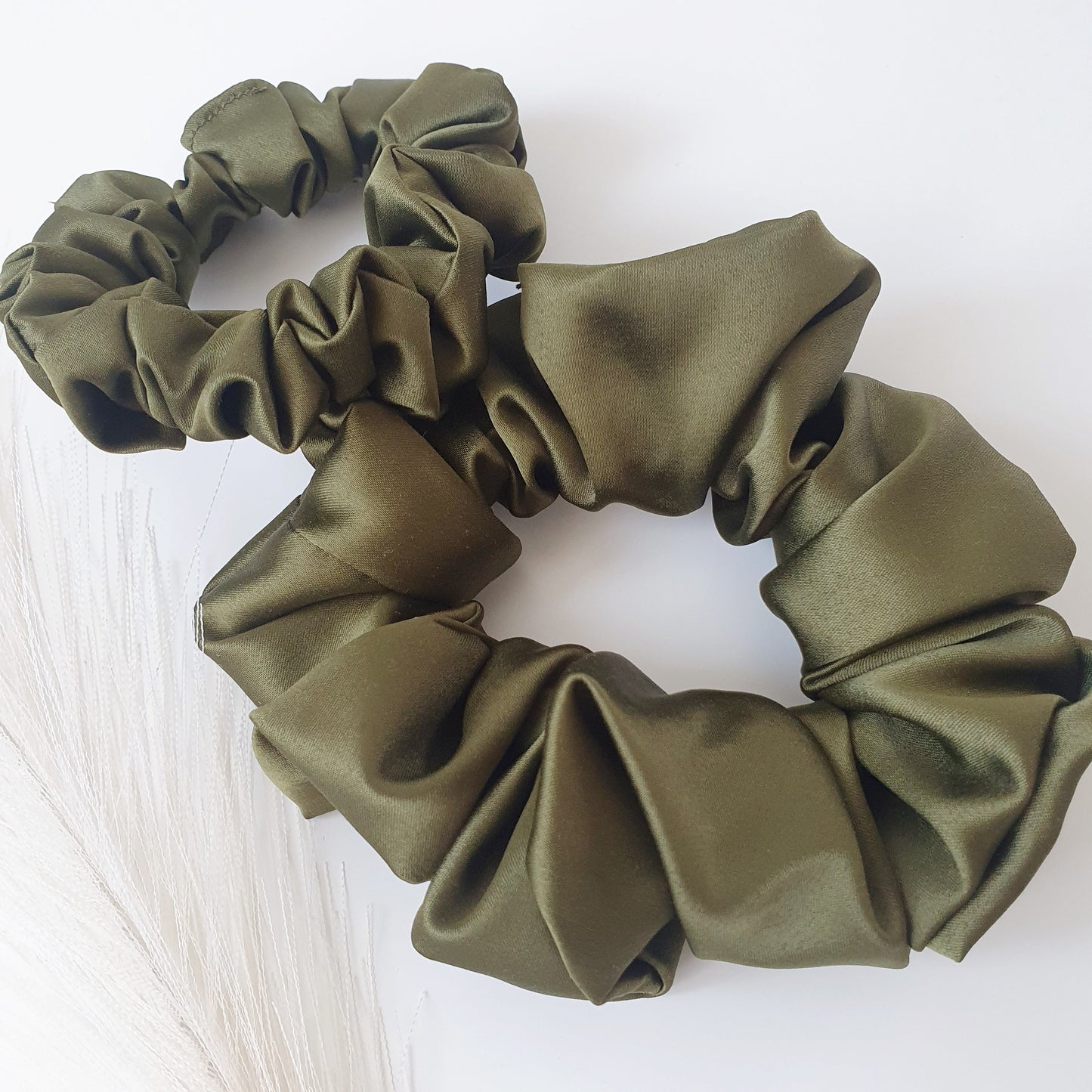 Chouchou Satin olive Mlle ChouChou