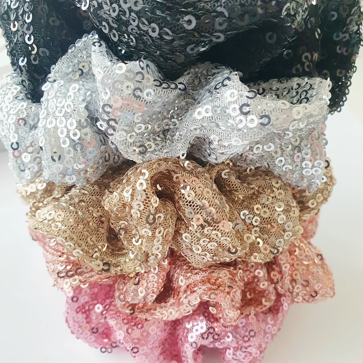 Chouchous sequins noir Mlle ChouChou