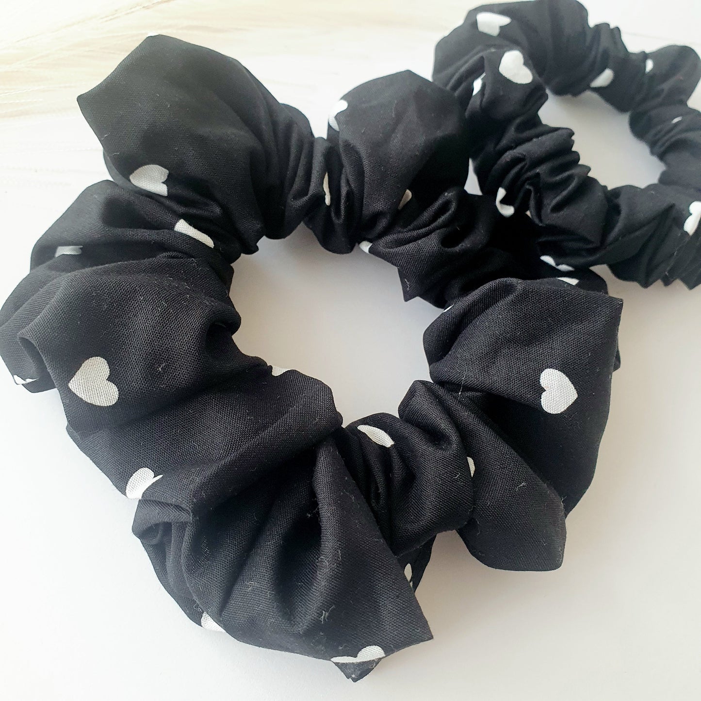 Chouchou noir cœurs Mlle ChouChou