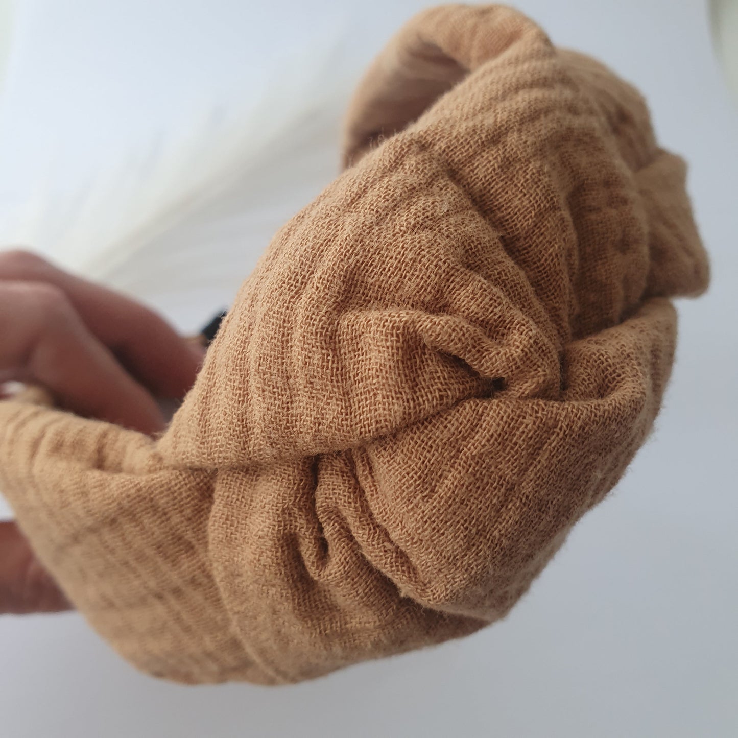 Serre-Tête Noué Sable Mlle ChouChou