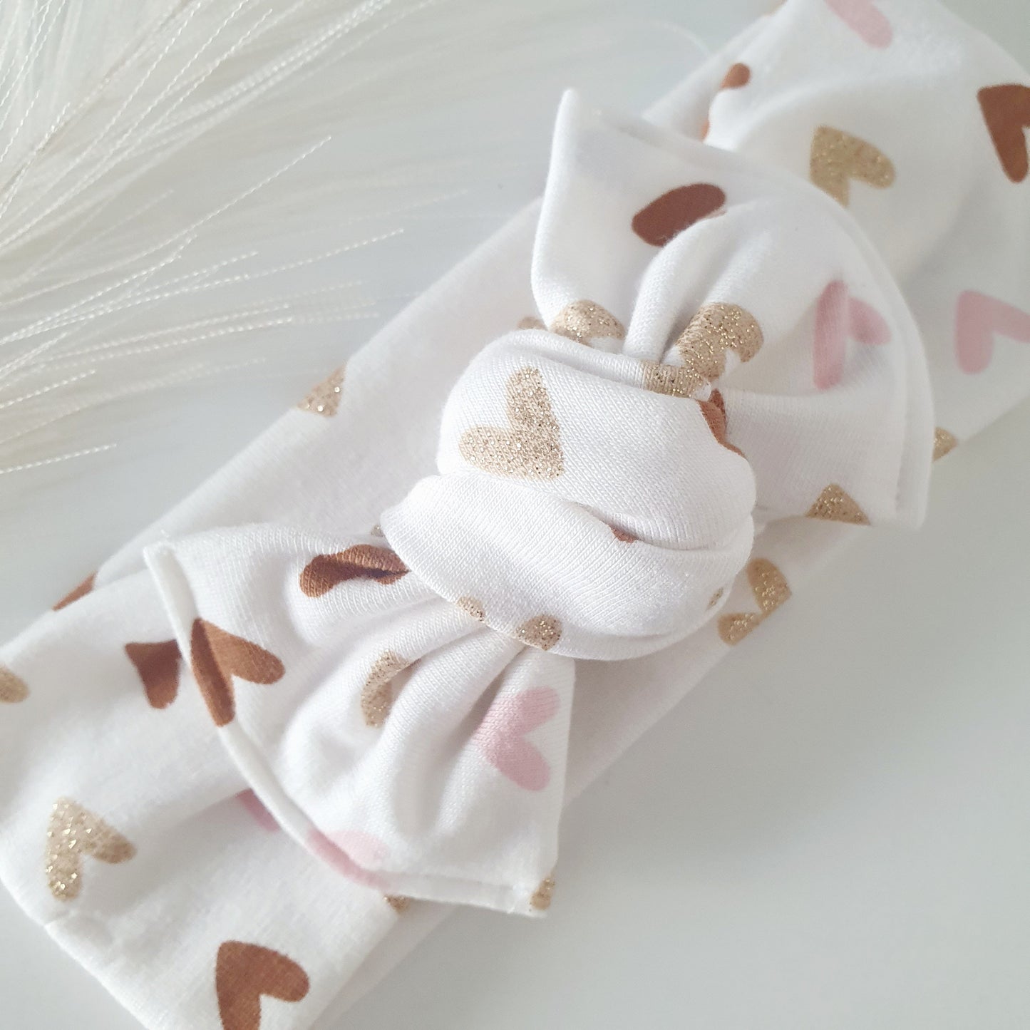 Bandeau Bébé cœur paillettes Mlle ChouChou