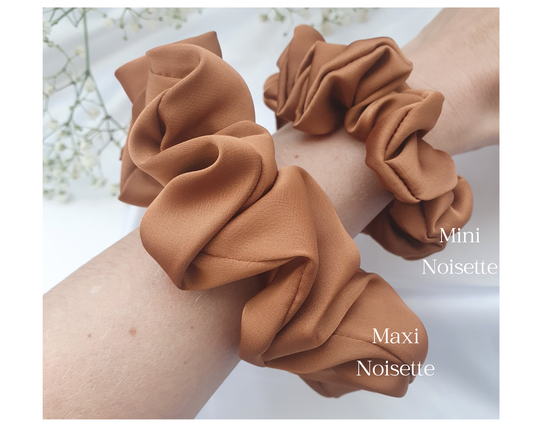 Chouchou Satin Noisette - Mlle ChouChou