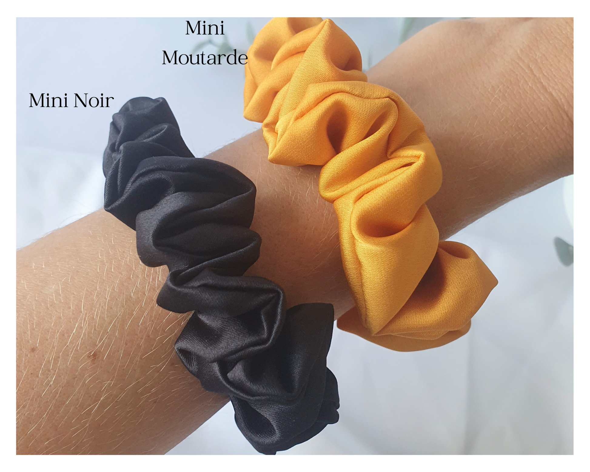 Chouchou Satin Moutarde - Mlle ChouChou