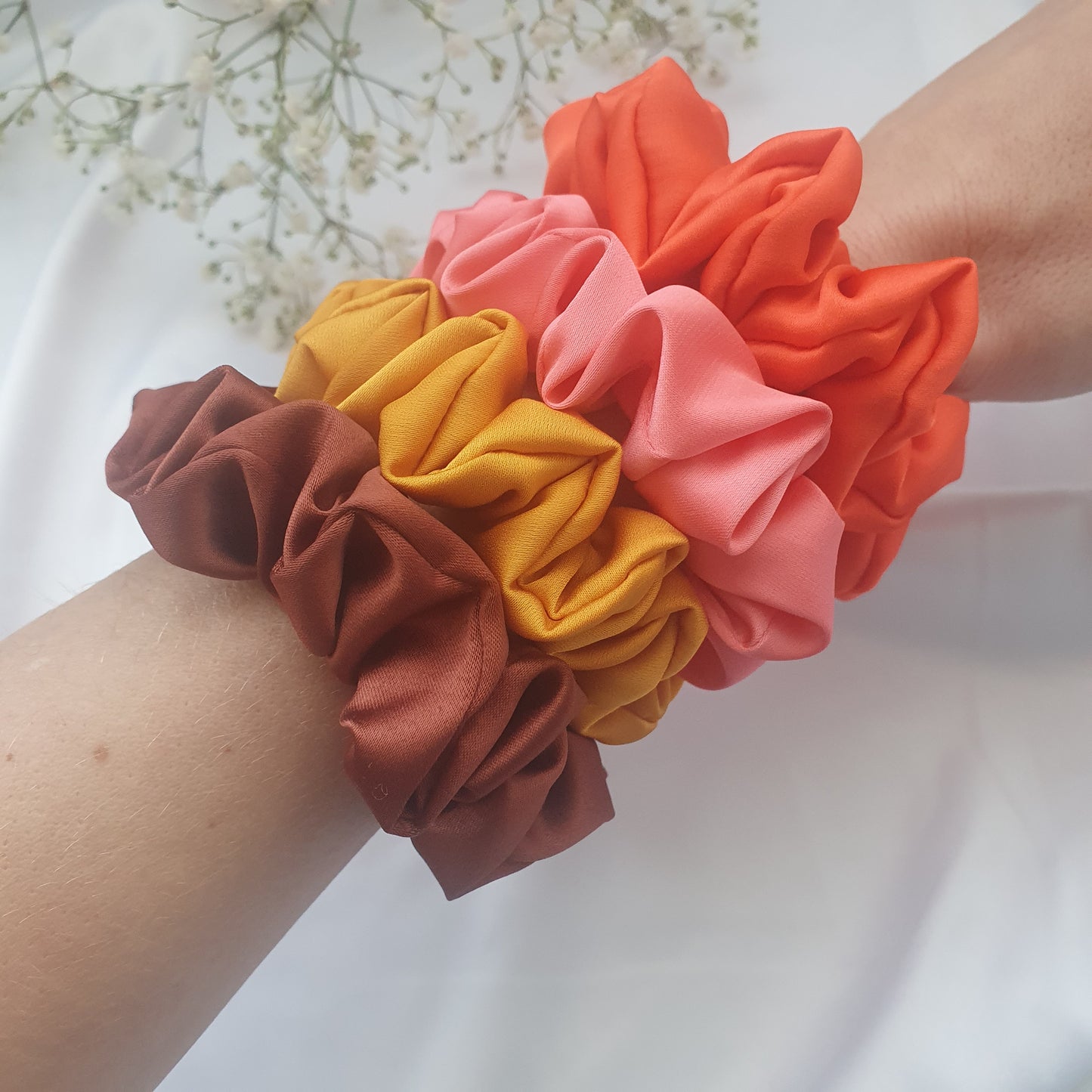 Chouchou Satin Orange - Mlle ChouChou