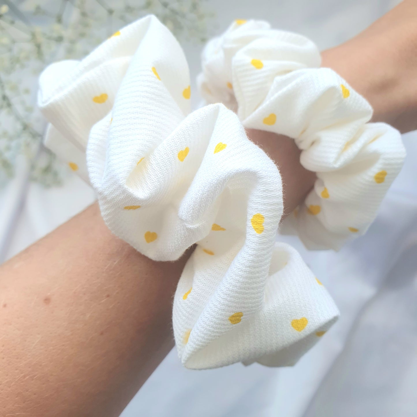 Chouchou cœur jaune - Mlle ChouChou