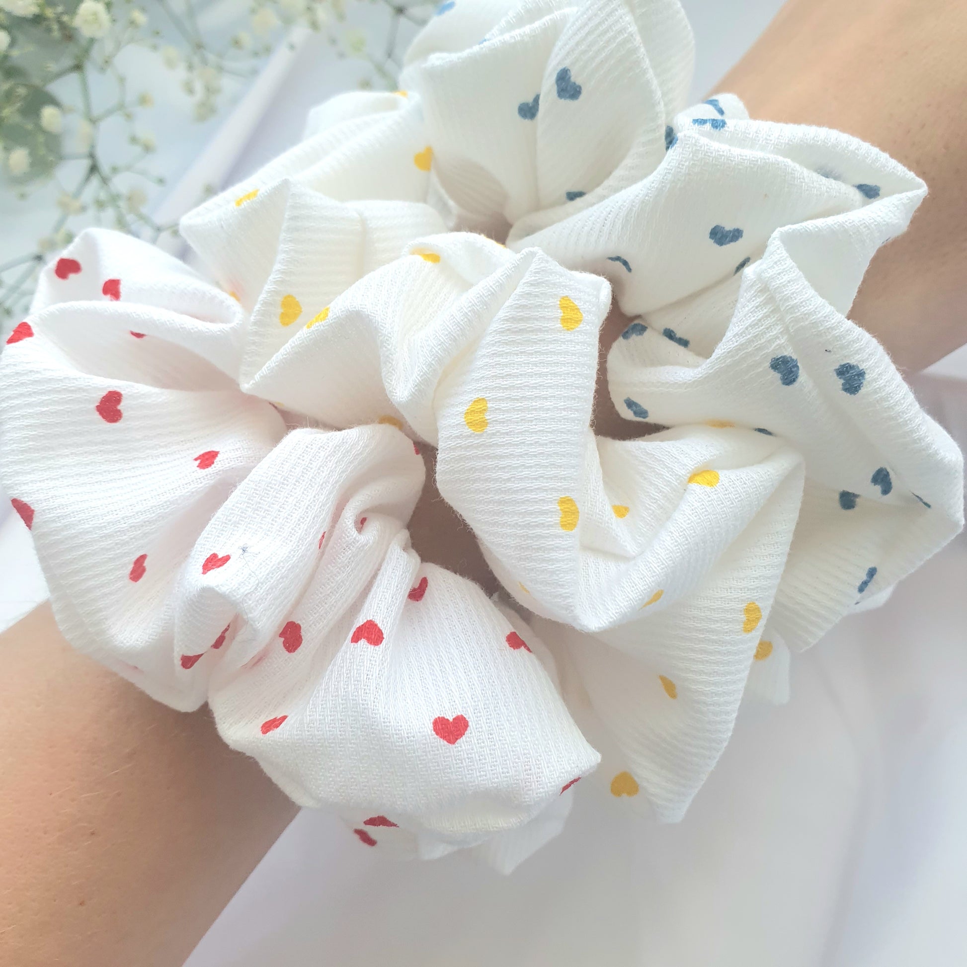 Chouchou cœur jaune - Mlle ChouChou