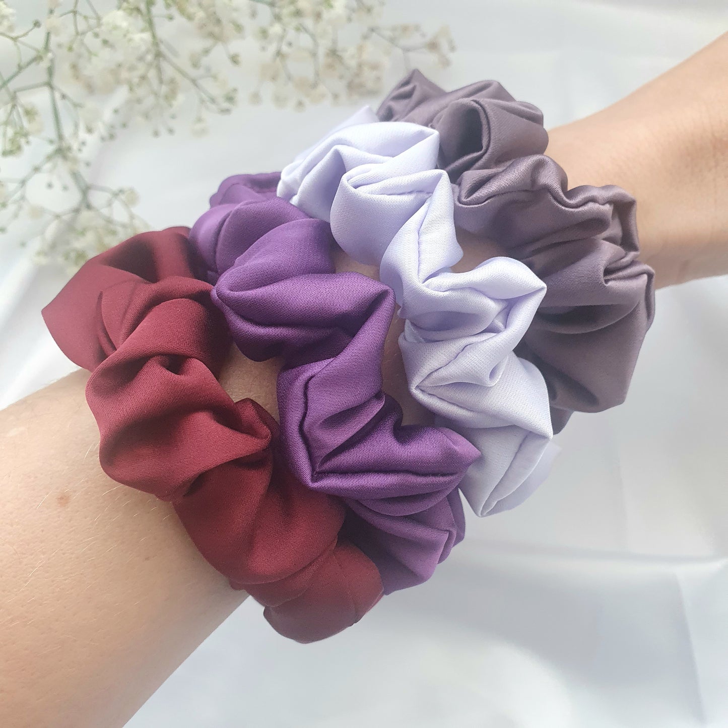 Chouchou Satin Bordeaux - Mlle ChouChou