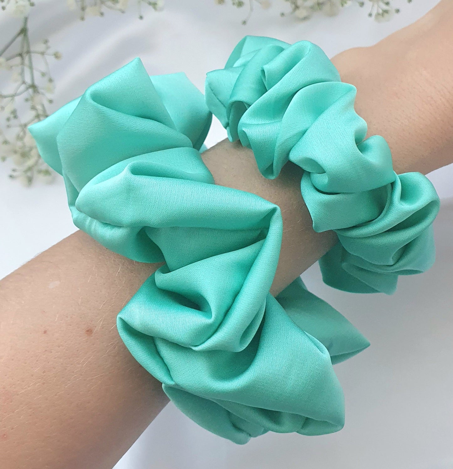 Chouchou Satin Turquoise - Mlle ChouChou