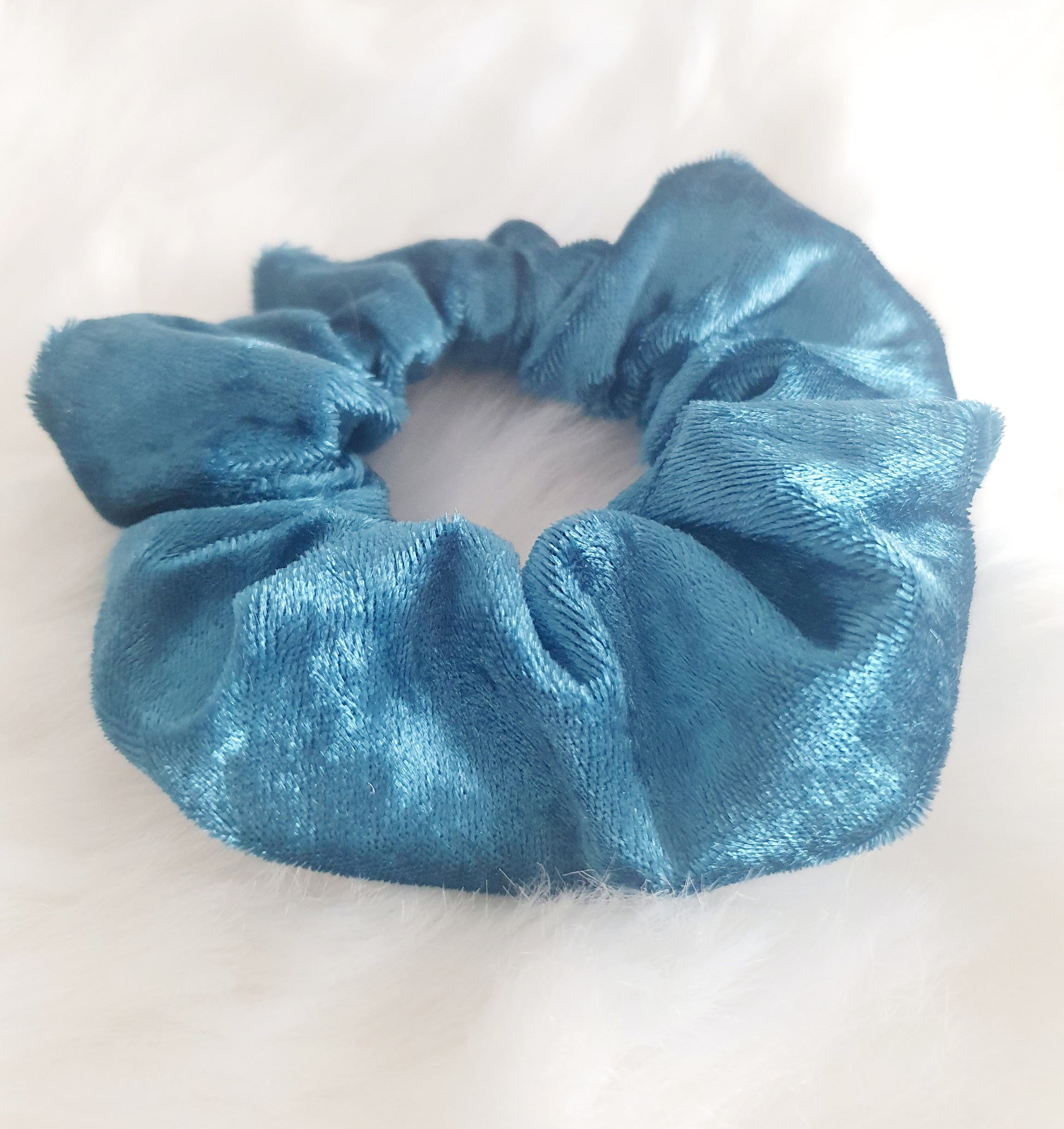 ChouChou velours Bleu Pétrole - Mlle ChouChou