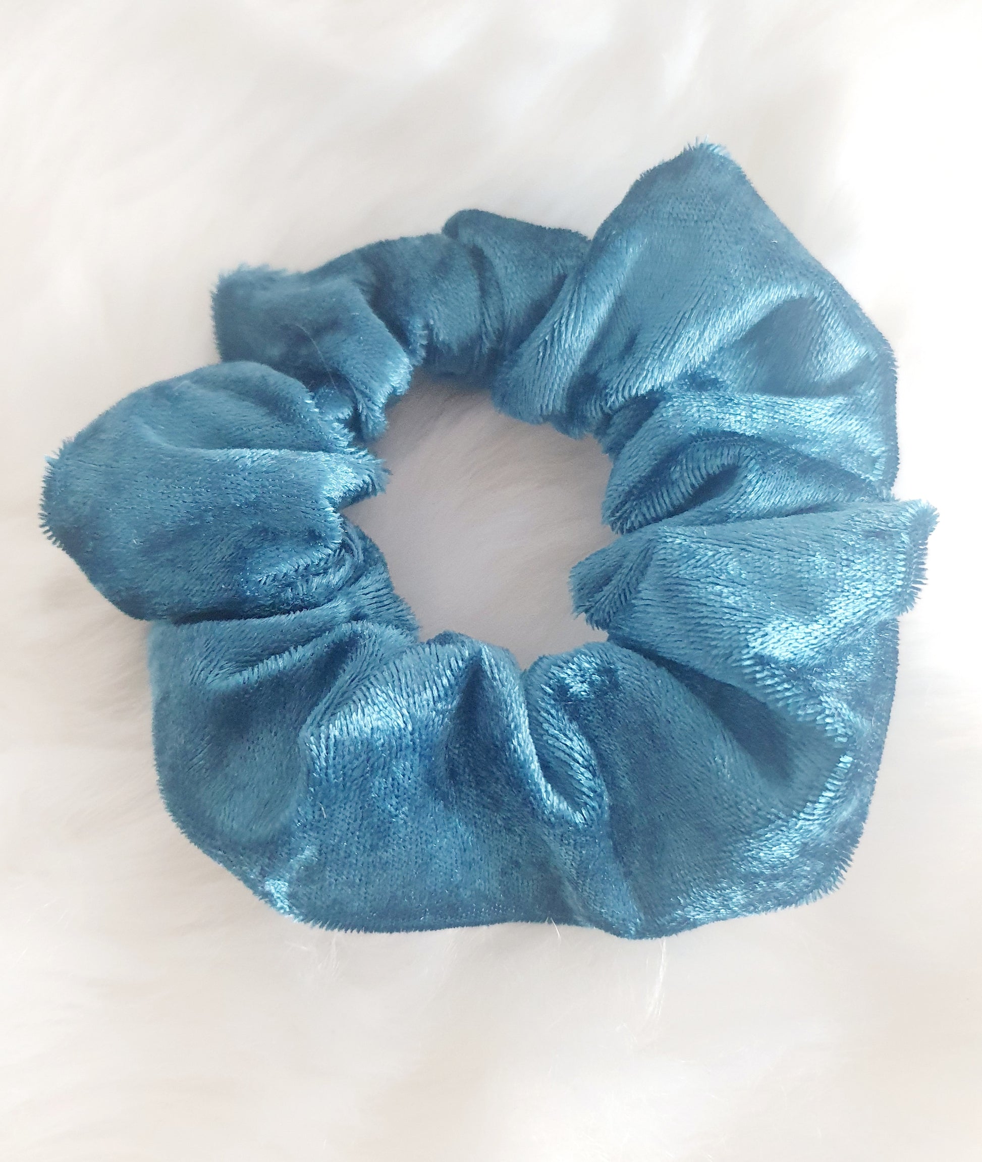 ChouChou velours Bleu Pétrole - Mlle ChouChou